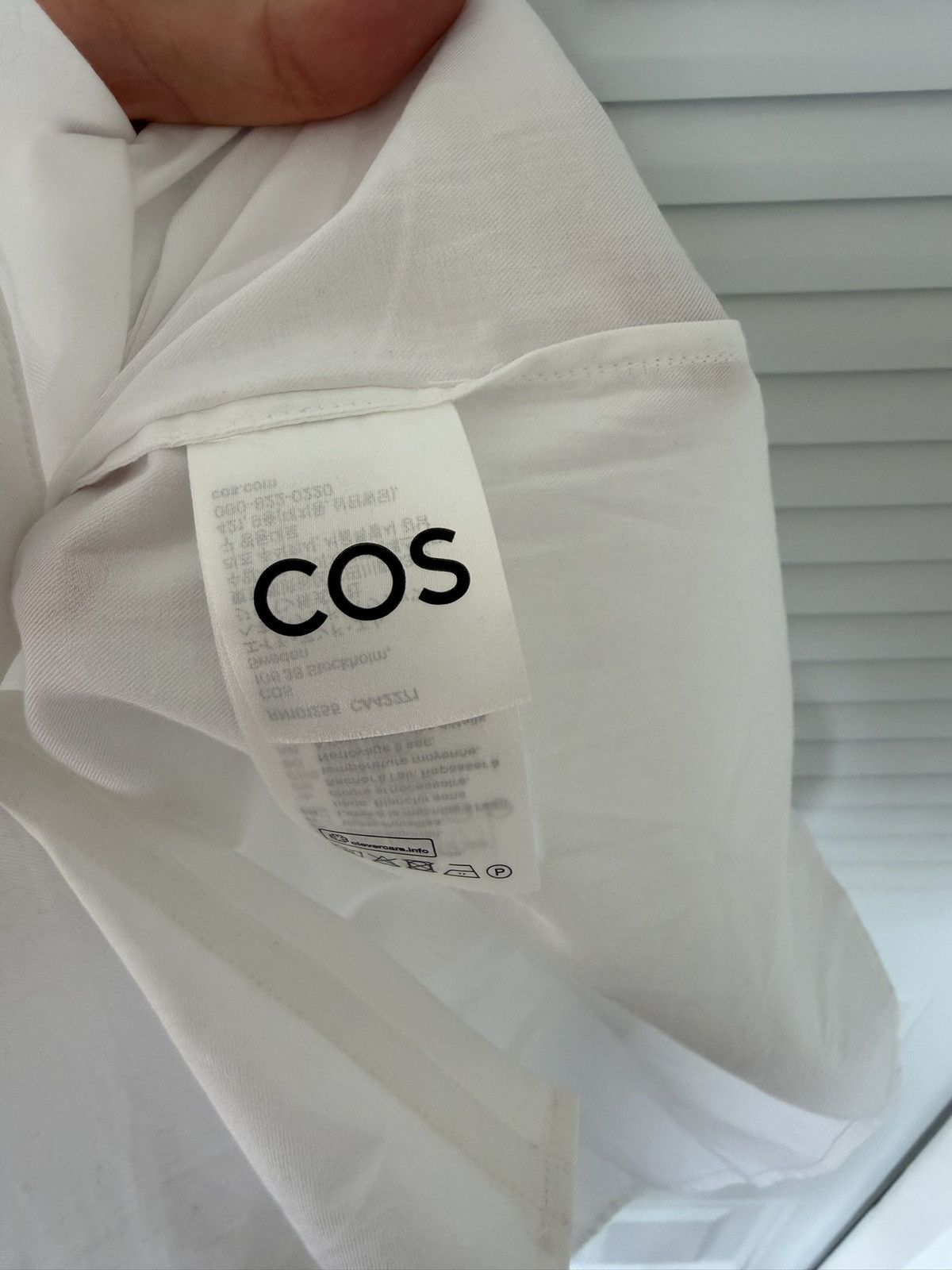 Cos COS White Relaxed Fit Button Up Shirt Size US M / EU 48-50 / 2 - 5 Thumbnail