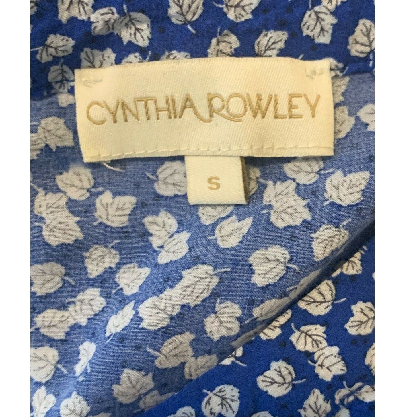 Cynthia Rowley Cynthia Rowley floral V neck boho blouse size small Size S / US 4 / IT 40 - 3 Thumbnail