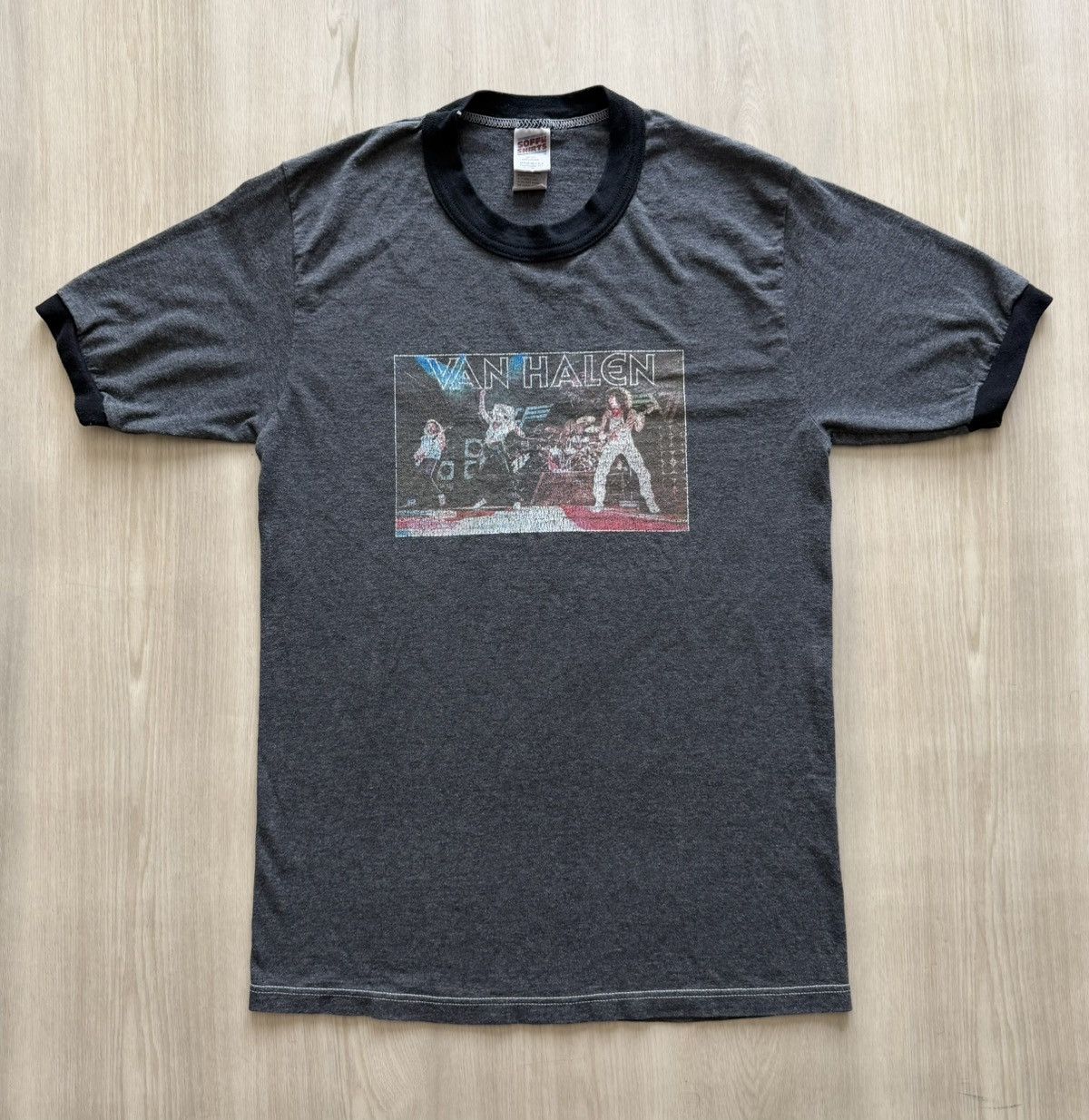 Vintage Vintage 80s Van Halen Ringer Fan Made Sz M Size US M / EU 48-50 / 2 - 1 Thumbnail