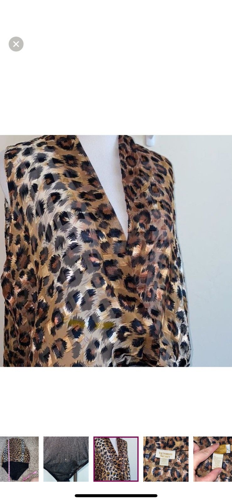 Victoria's Secret Victoria’s Secret medium vintage leopard print bodysuit Size M / US 6-8 / IT 42-44 - 2 Thumbnail