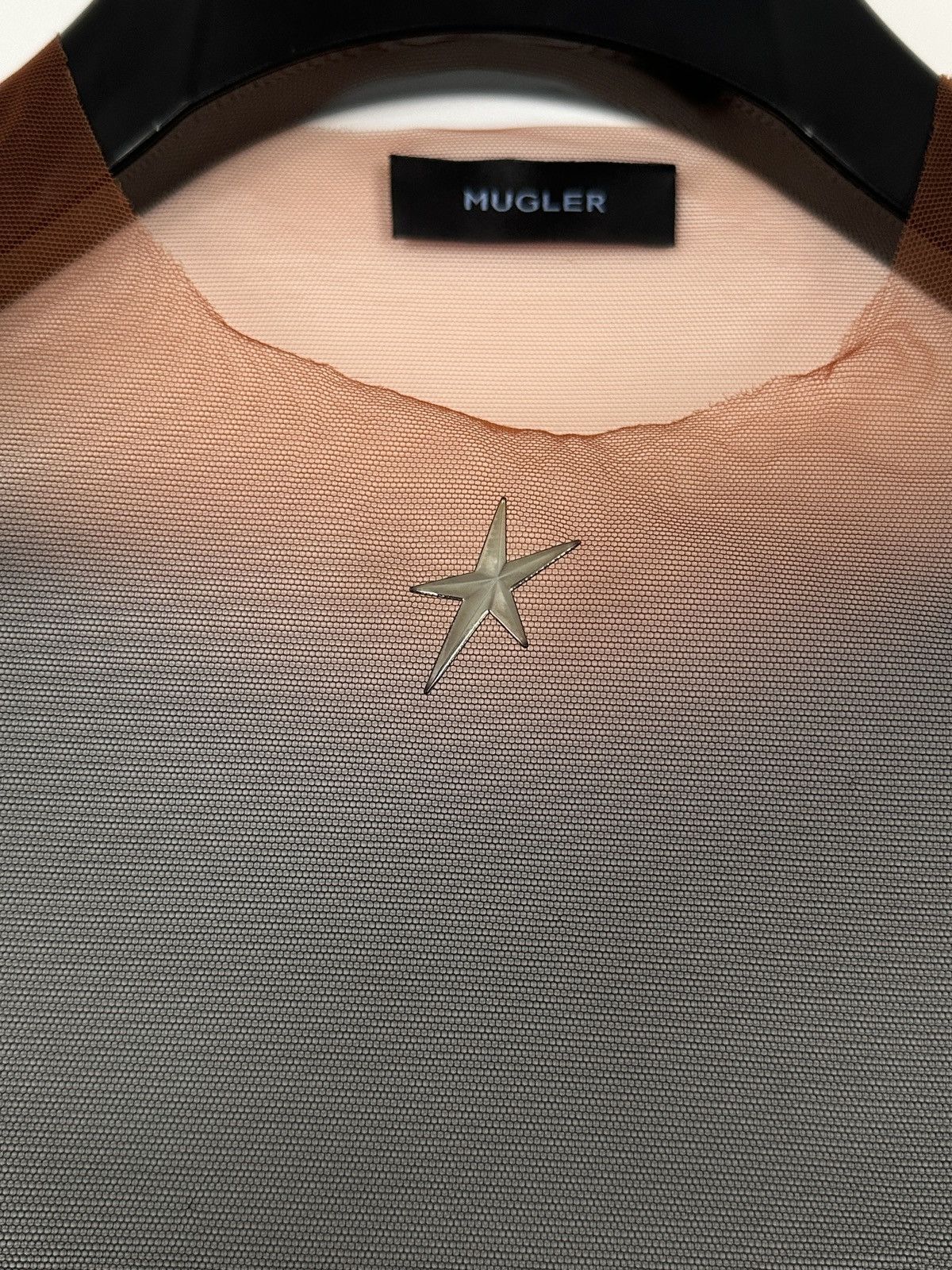 Mugler Mugler paris SS24 gradient longsleeve mesh top Size S / US 4 / IT 40 - 4 Thumbnail