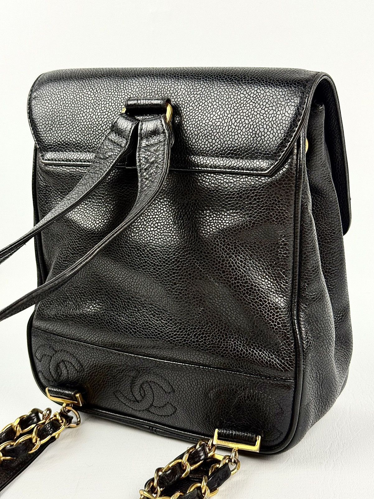 Chanel Chanel - Lagerfeld - 1994 - Triple CC - Mini Caviar Backpack Size ONE SIZE - 7 Thumbnail