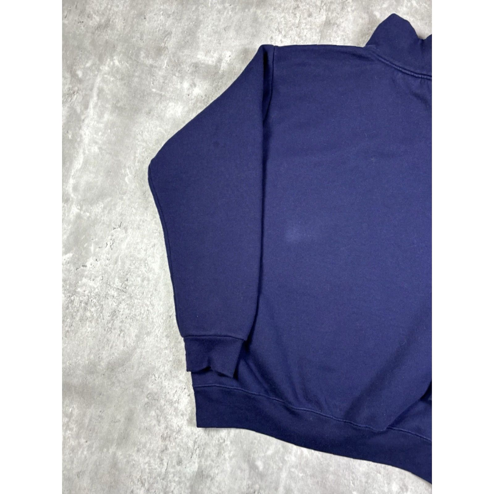 Disney VINTAGE Mickey Mouse Cruise Disney Sweatshirt L Blue Cotton Knit Logo 90s Full Zip Pullover Mens Disney Sweatshirt Size US L / EU 52-54 / 3 - 8 Thumbnail