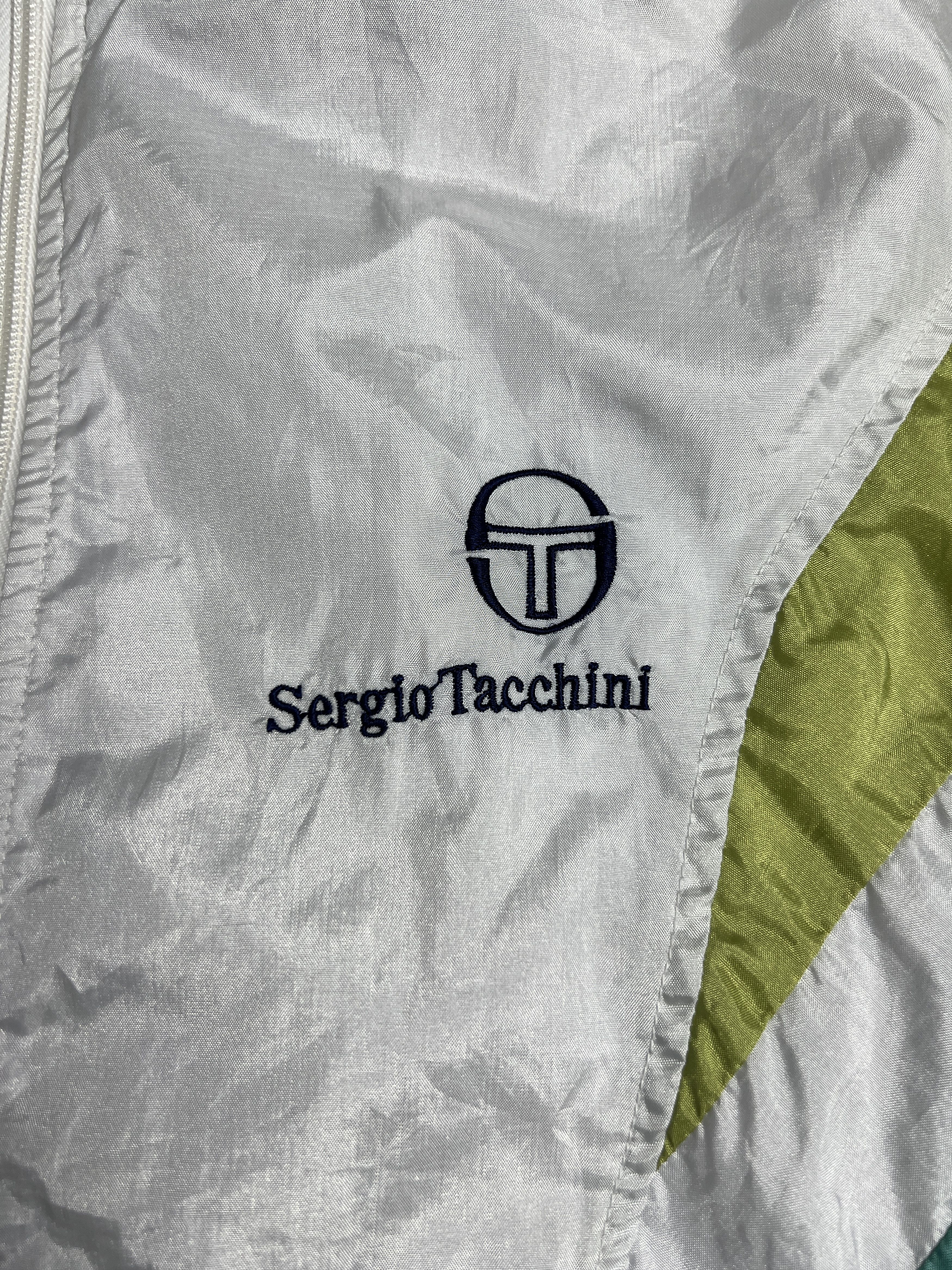 Sergio Tacchini Vintage 80s Sergio Tacchini Windbreaker Jacket (44) JK596 Size US S / EU 44-46 / 1 - 2 Thumbnail