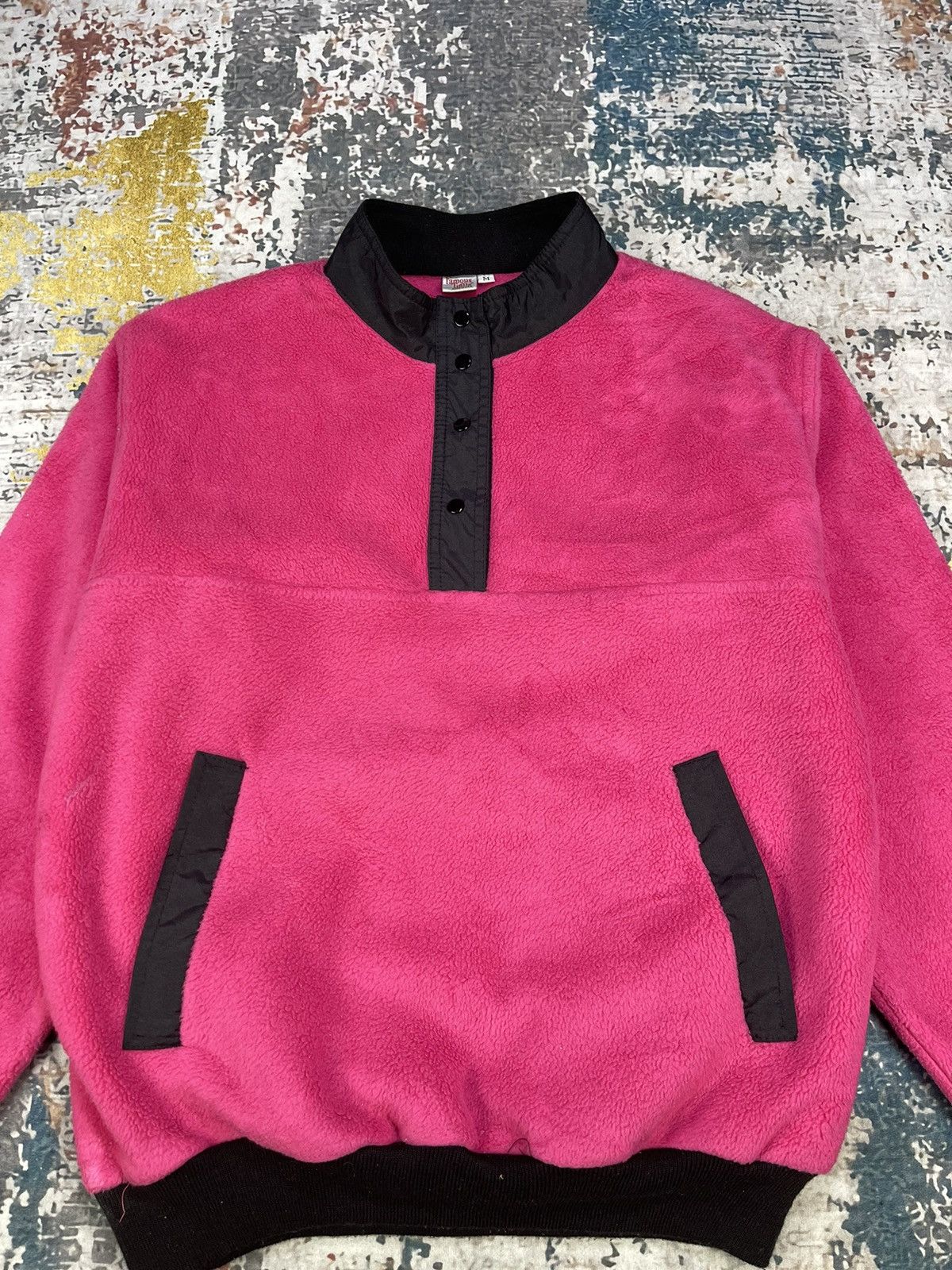 Vintage Vintage USA Famous Trails Polarplus Pull Over Fleece Jacket Size US M / EU 48-50 / 2 - 2 Thumbnail