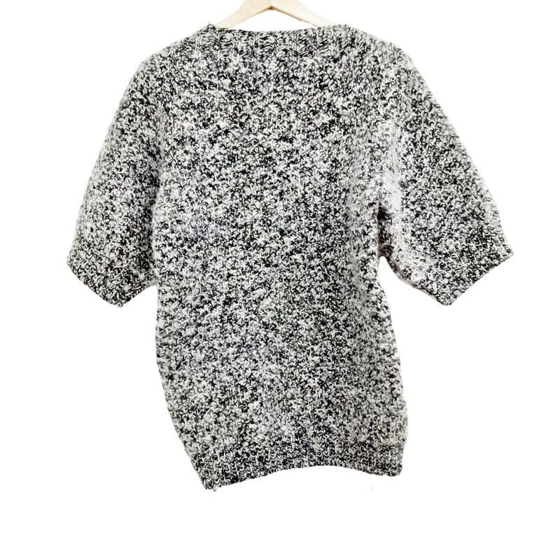 Dries Van Noten Dries Van Noten A grey three-quarter sleeve knitted sweate Size S / US 4 / IT 40 - 2 Thumbnail