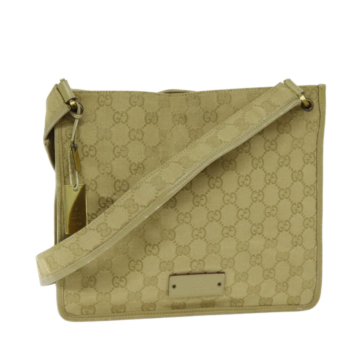 Gucci Gg Canvas Beige Canvas Shoulder Bag (Pre-Owned) Size ONE SIZE - 1 Thumbnail