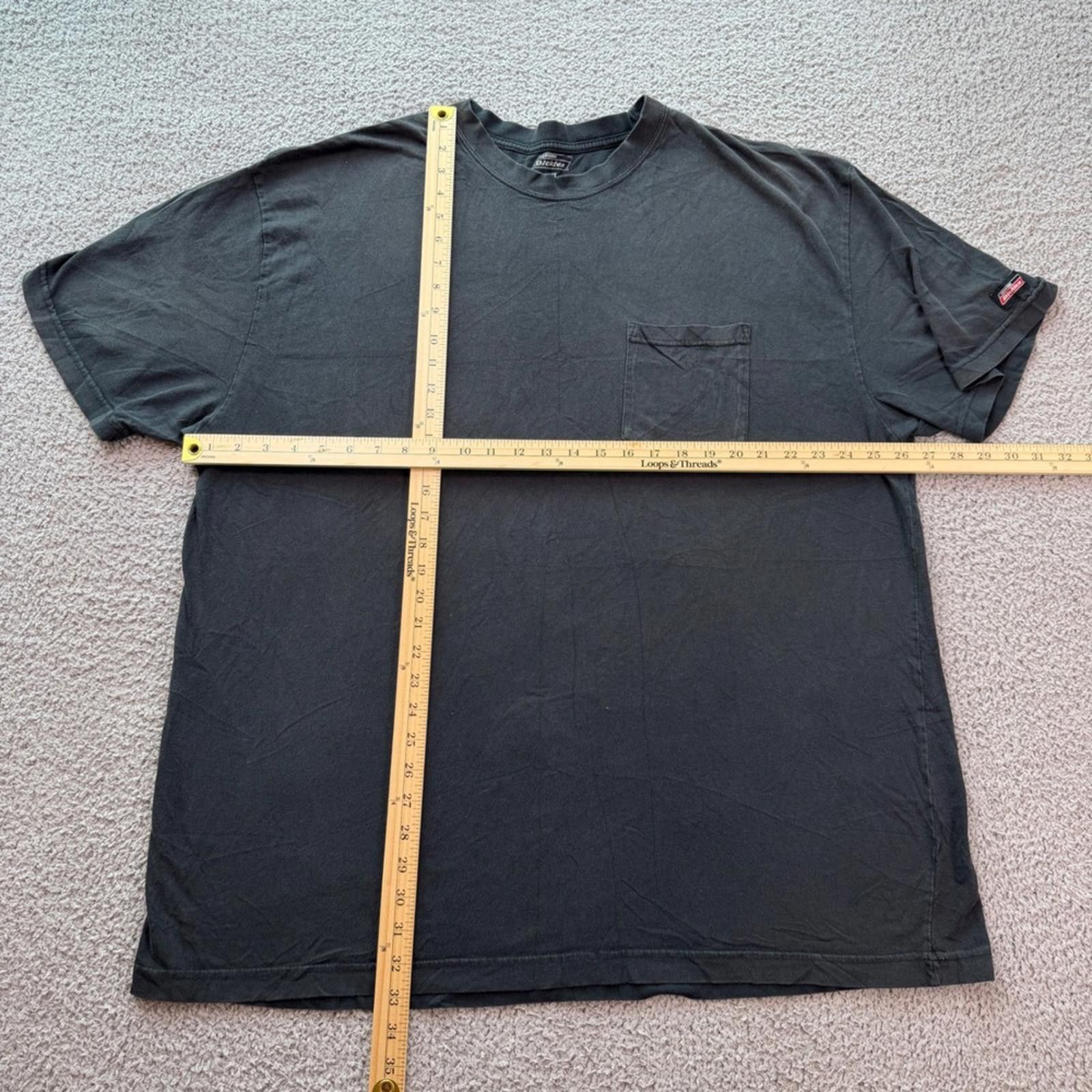 Dickies Dickies Genuine Workwear Pocket T Shirt Black 2XL Oversized Size US XXL / EU 58 / 5 - 2 Thumbnail