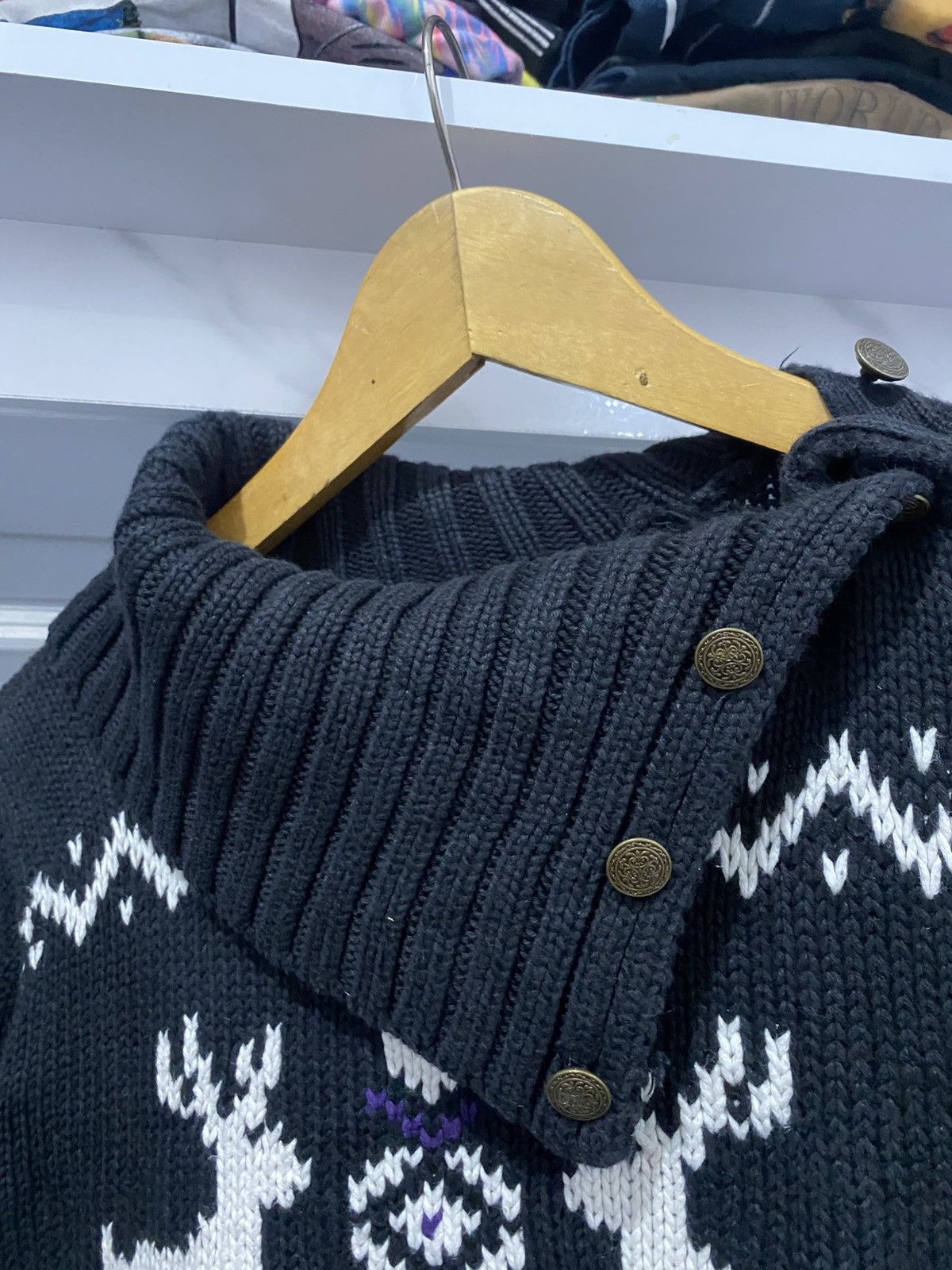 RRL Ralph Lauren × Ralph Lauren × Vintage Ralph Lauren Knitted Vintage Size S / US 4 / IT 40 - 7 Thumbnail