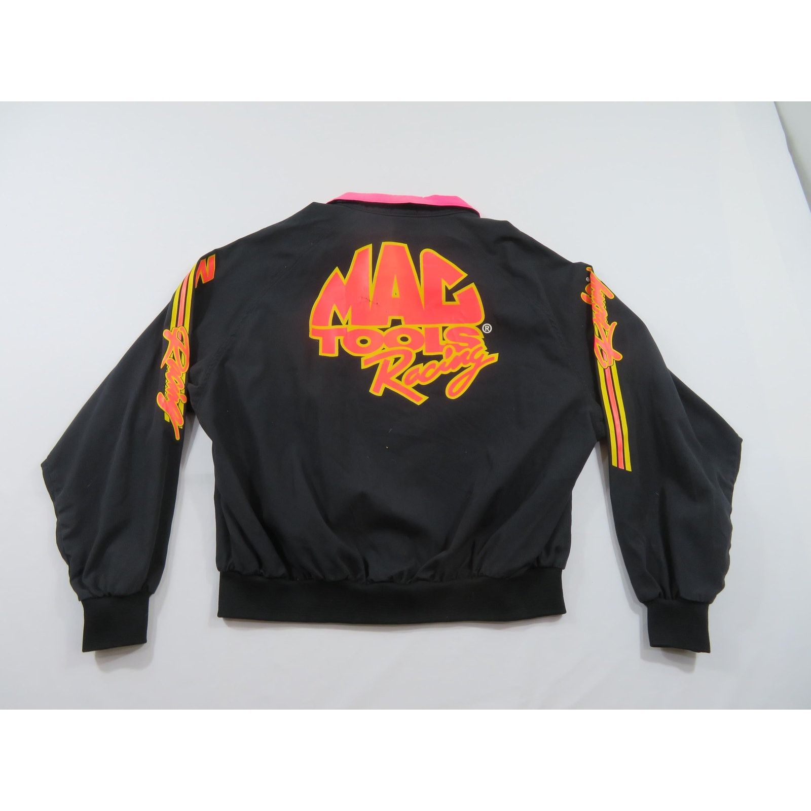 Swingster Mac Tools Racing Windbreaker Bomber Black Jacket Sz XL 1990s Size US XL / EU 56 / 4 - 1 Thumbnail