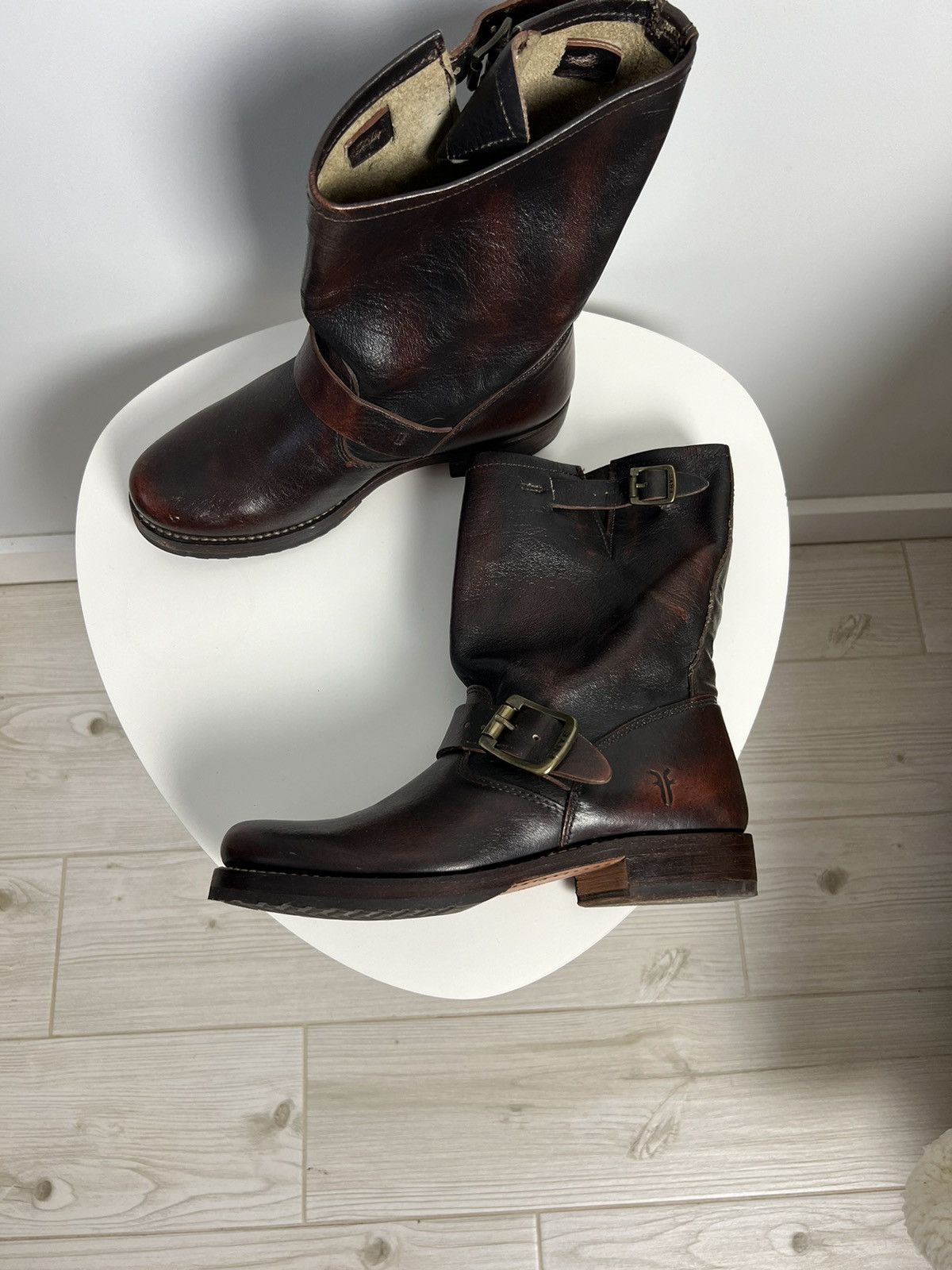 Frye Frye USA Leather Cowboy Boots Hype Model Size US 8 / IT 38 - 18 Thumbnail