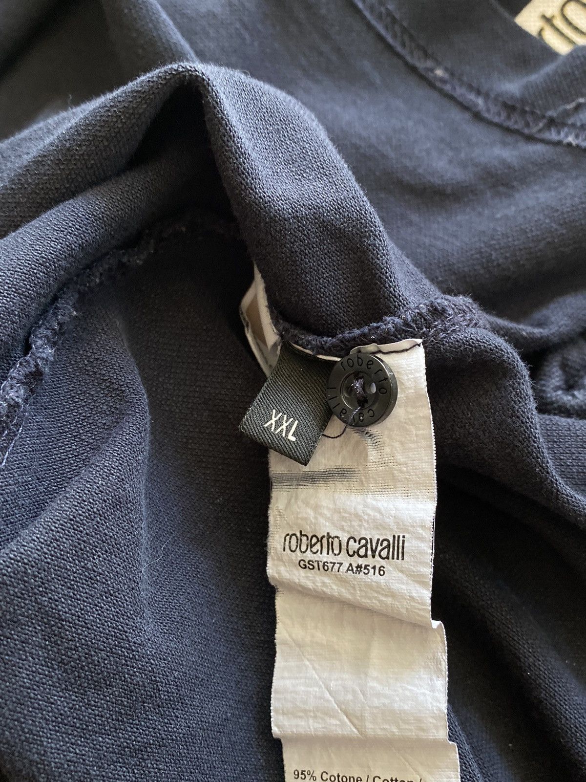 Roberto Cavalli Roberto Cavalli polo t shirt Size US XXL / EU 58 / 5 - 6 Thumbnail