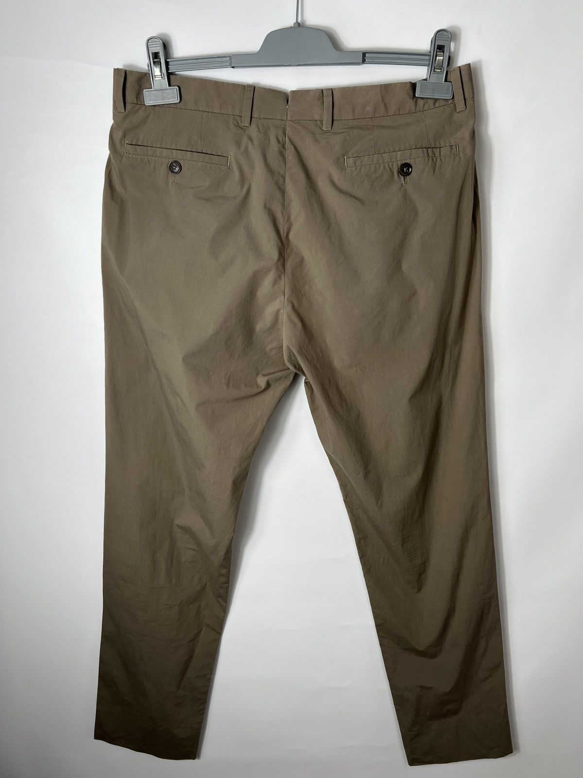 Ermenegildo Zegna LUXURY ERMENEGILDO ZEGNA Size 50R Brown Cotton Casual Pants Size US 34 / EU 50 - 9 Thumbnail
