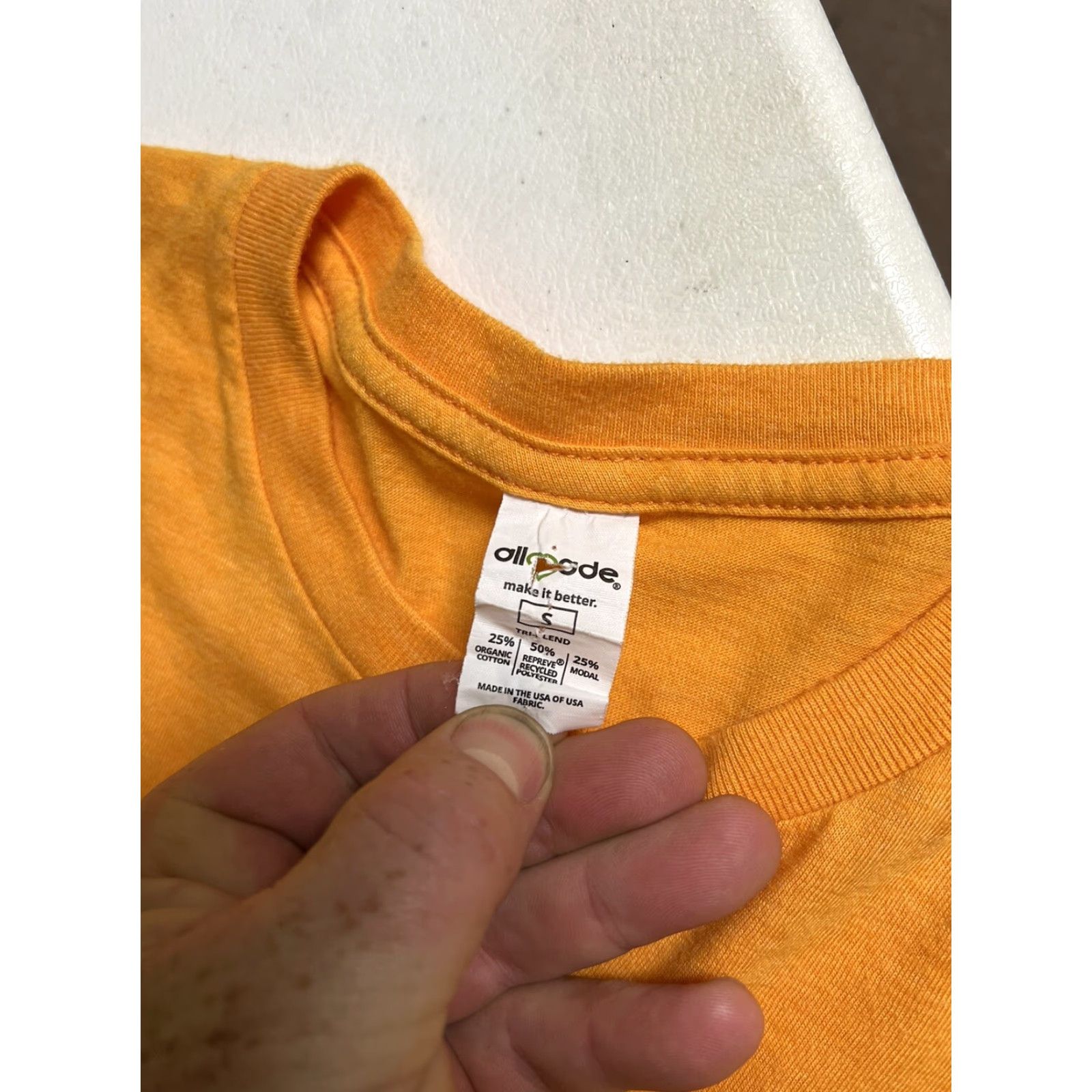 Vintage Tennessee Shirt Mens Nashville Long Sleeve Gold Crew Neck Cotton Blend Classic S Regular Vintage No Size US S / EU 44-46 / 1 - 3 Thumbnail