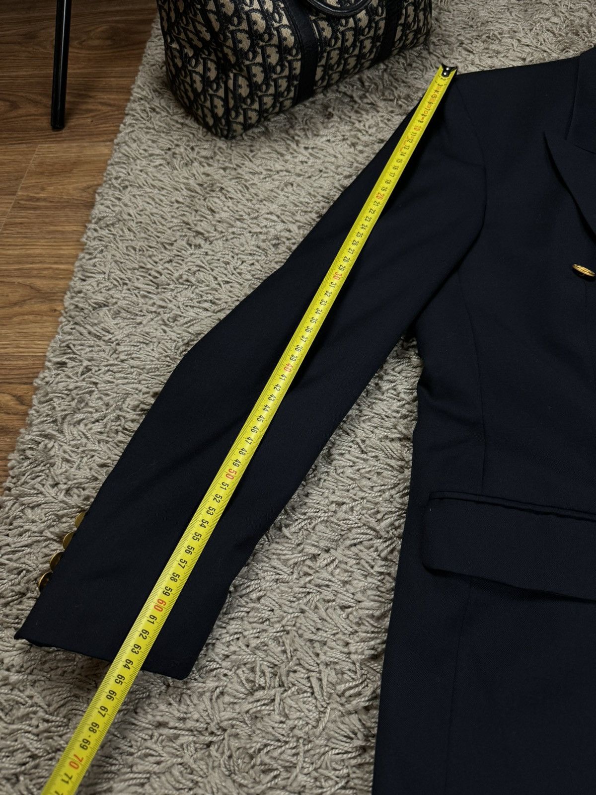 Yves Saint Laurent Vintage wool blazer Yves Saint Laurent original luxury item Size 52S - 6 Thumbnail