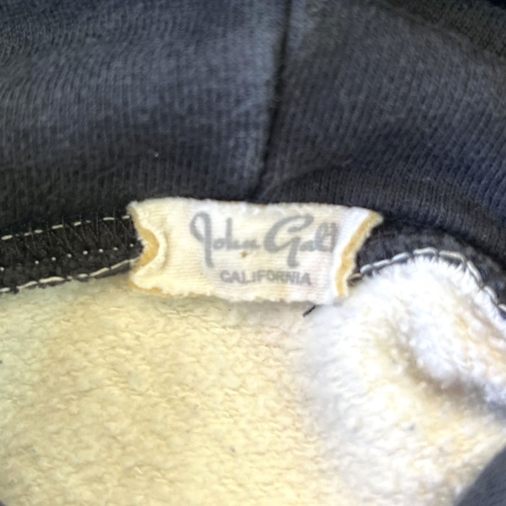 Vintage VINTAGE John Galt Hoodie Sweatshirt Womens Large White Black New York Pullover J Galt Size ONE SIZE - 3 Thumbnail