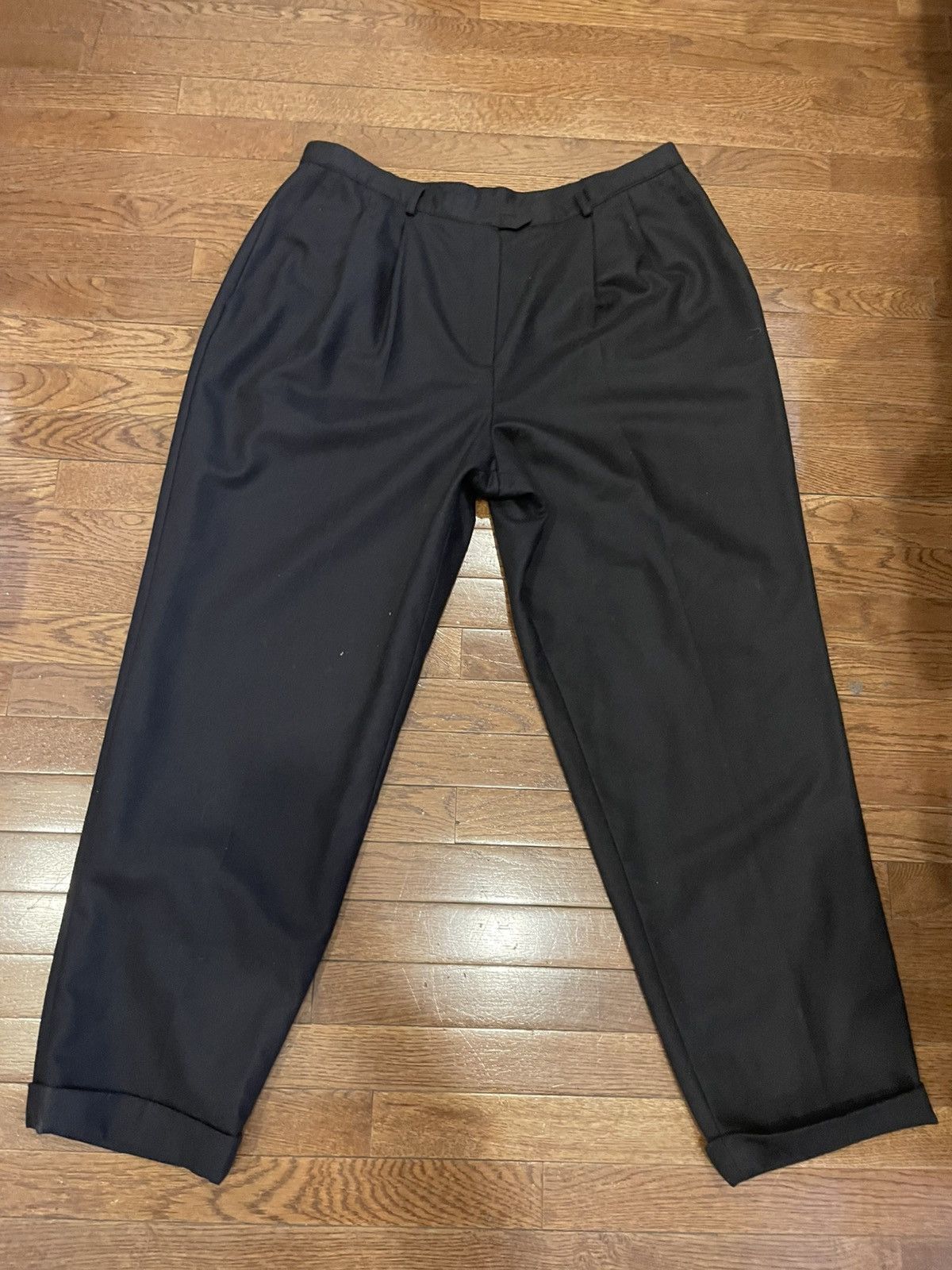 Lauren Ralph Lauren LAUREN by Ralph Lauren black wool pants Size 40" / US 18 - 1 Thumbnail
