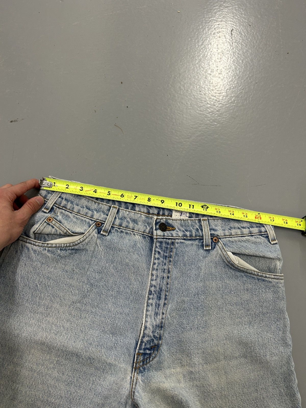 Levi's Crazy vintage y2k faded Levi’s 550 orange tab distressed Size US 34 / EU 50 - 12 Thumbnail