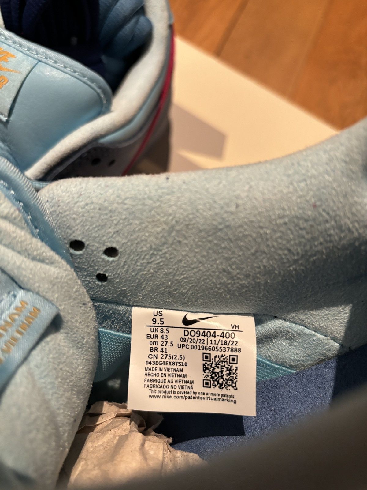 Nike × Run The Jewels Run the Jewels Dunk Low SB Deep Royal Active Pink Size US 9.5 / EU 42-43 - 9 Thumbnail