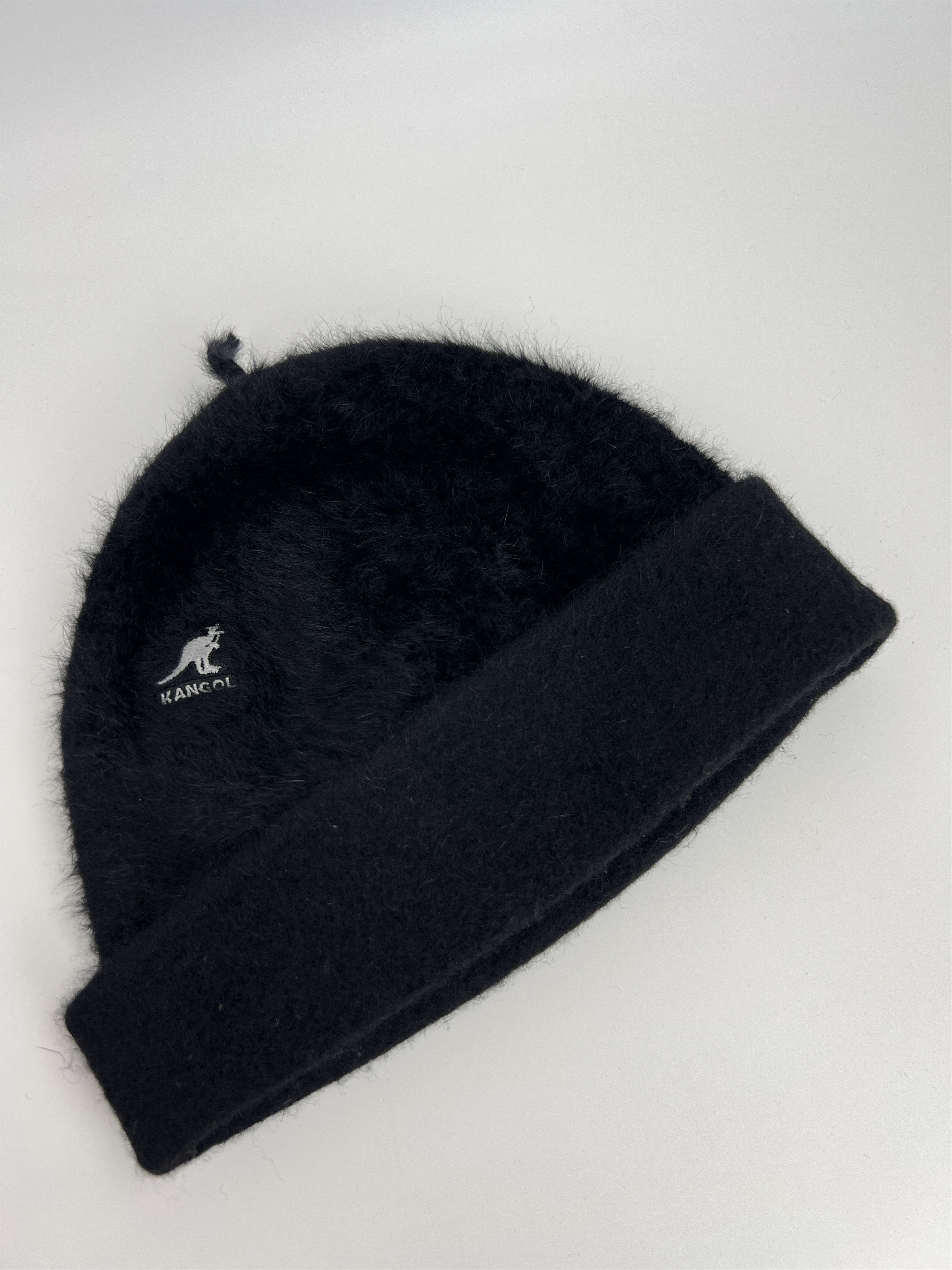 Kangol Vintage Kangol Black Angora Beanie Beanie Hat Mohair Style Size ONE SIZE - 4 Thumbnail