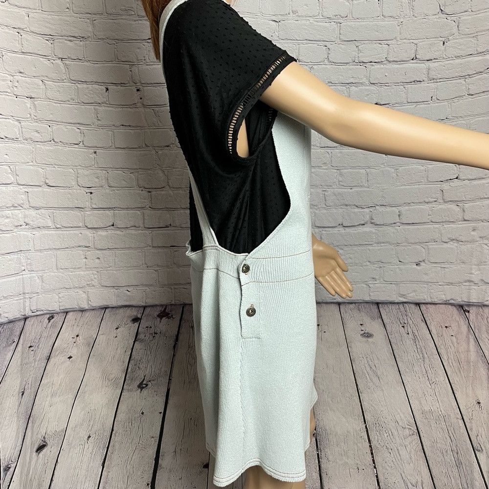 Zara NWT New Zara KNIT OVERALL Baby Blue DRESS Size L Size L / US 10 / IT 46 - 4 Thumbnail