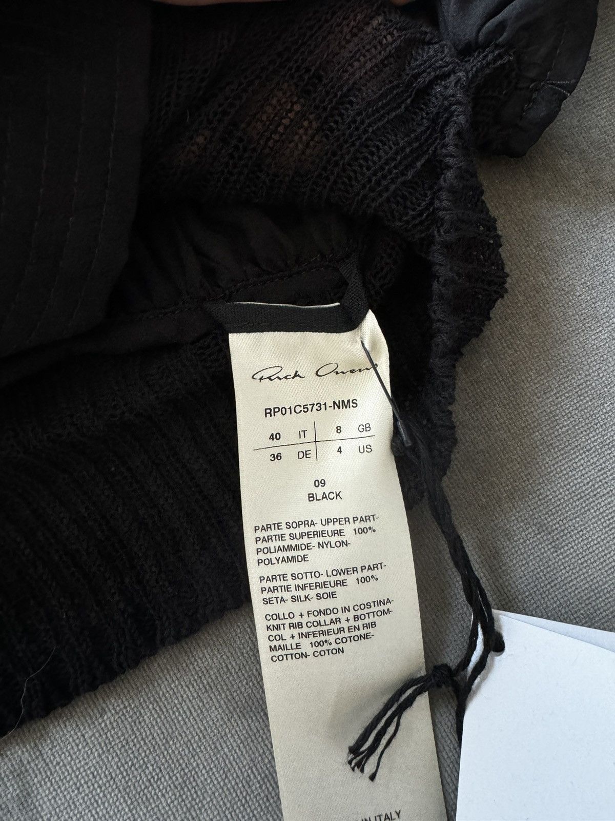 Rick Owens Rick Owen’s S/S 23 Black Girdered Bomber Size S / US 4 / IT 40 - 5 Thumbnail