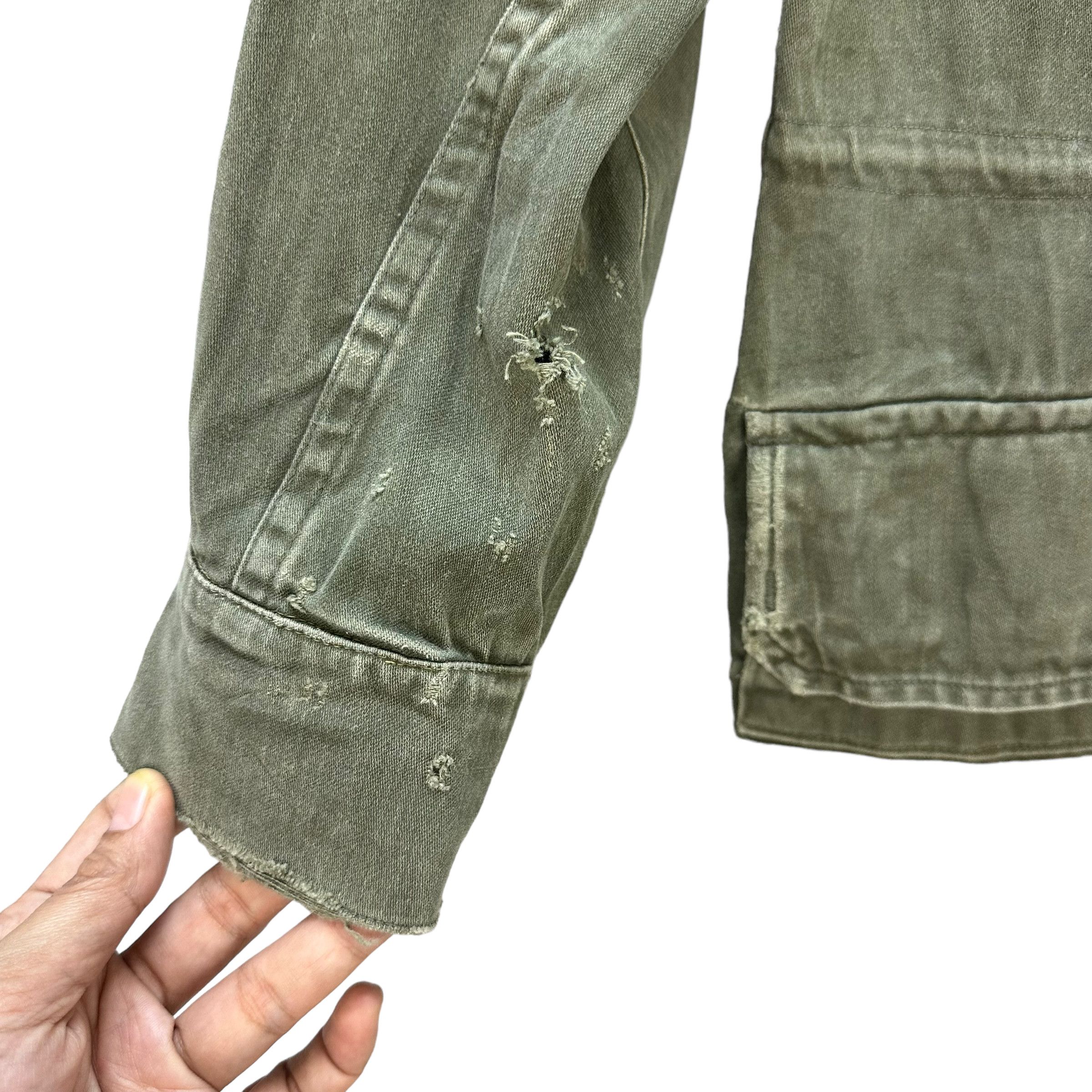 Vintage SAPIVOG UXEGNEY 1976 FRENCH MILITARY JACKET #8546-013 Size US L / EU 52-54 / 3 - 5 Thumbnail
