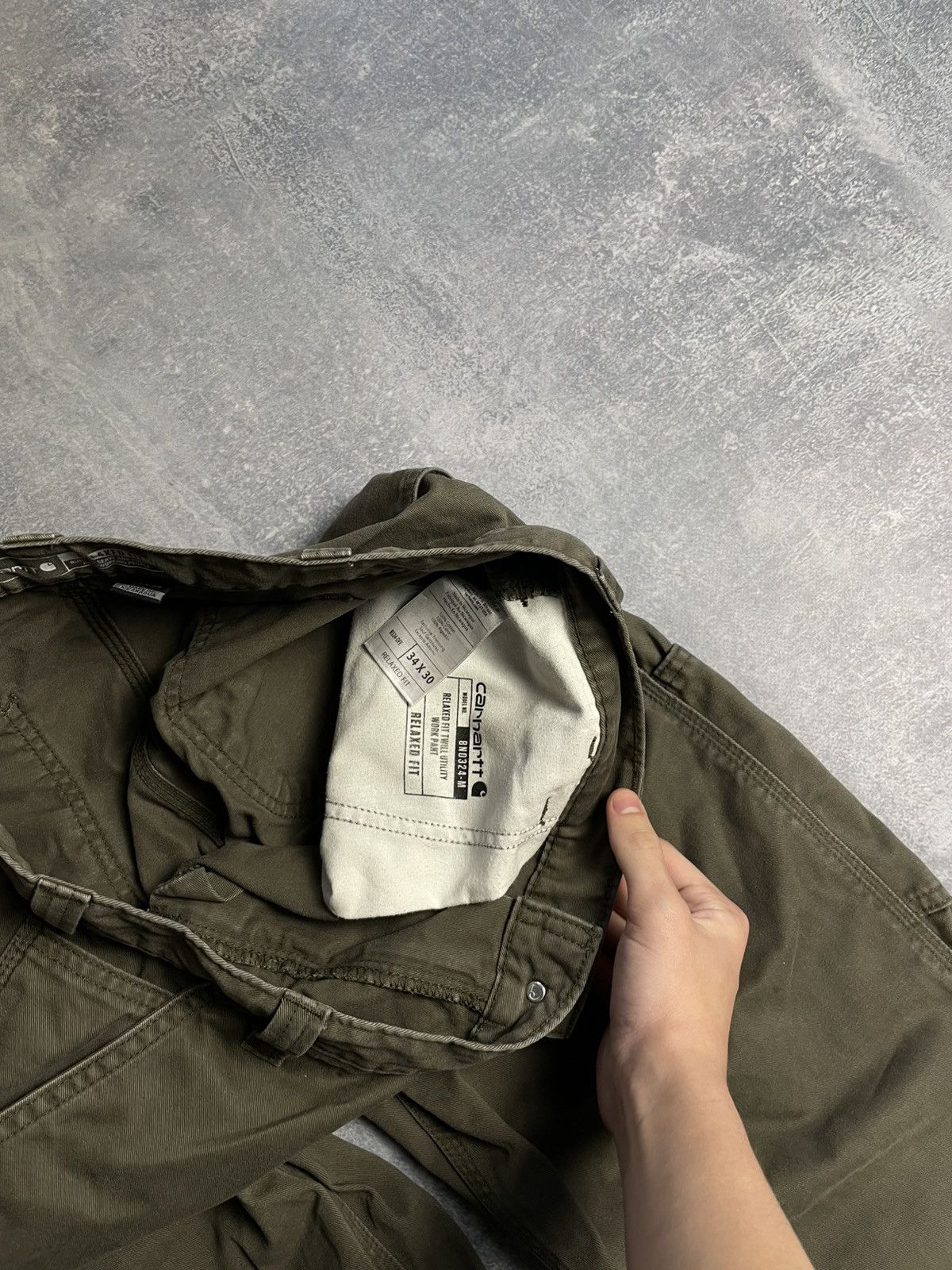 Carhartt × Carhartt Wip Vintage Carpenter Carhartt relaxed fit pants / streetwear Size US 32 / EU 48 - 6 Thumbnail