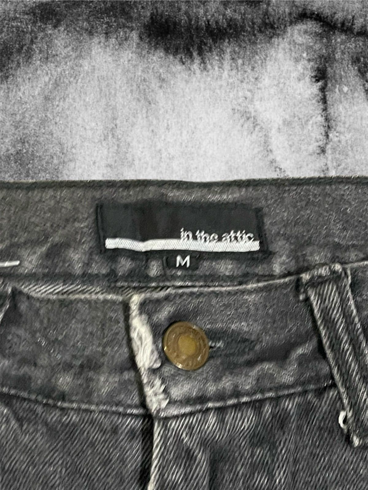 In The Attic In The Attic Patchwork Crush DistressedPunk Vkei Denim Jeans Size US 28 / EU 44 - 11 Thumbnail
