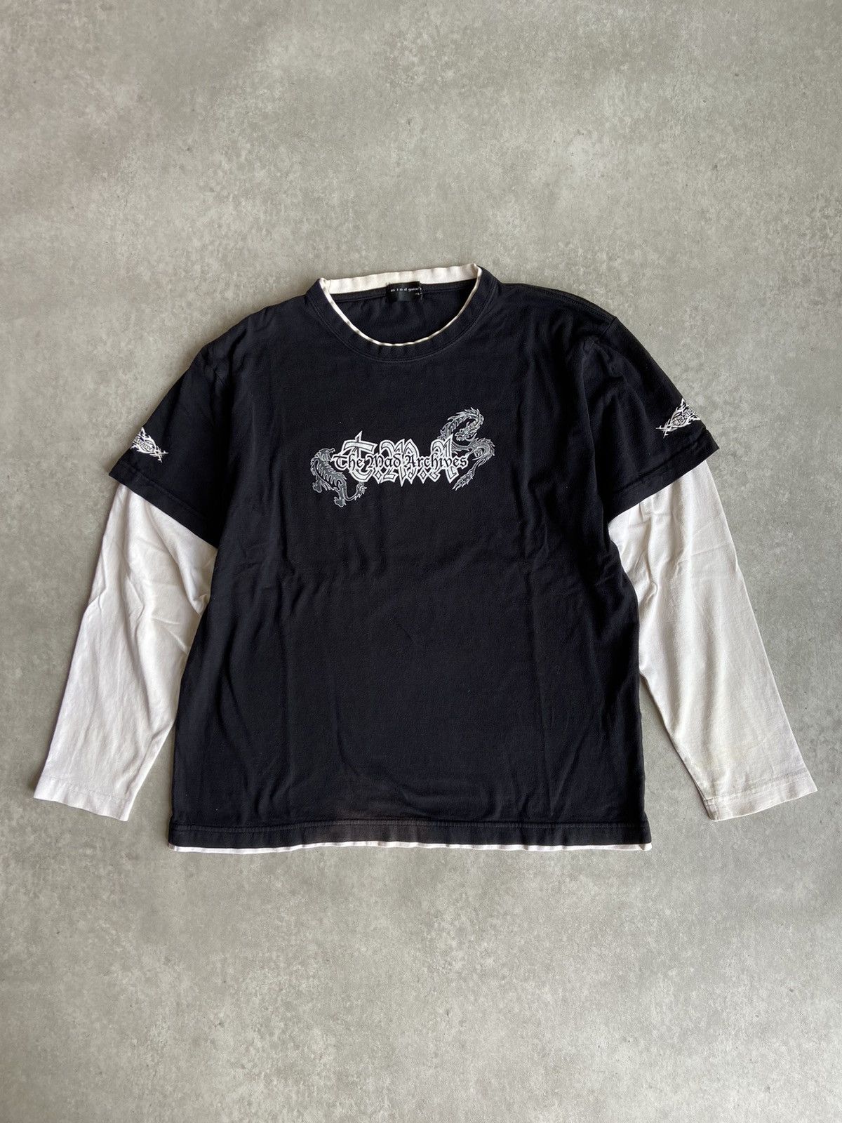If Six Was Nine × Japanese Brand × Le Grande Bleu (L.G.B.) Y2k MIND GAMES THE MAD DOUBLE LAYER LONGSLEEVE Size US L / EU 52-54 / 3 - 1 Thumbnail