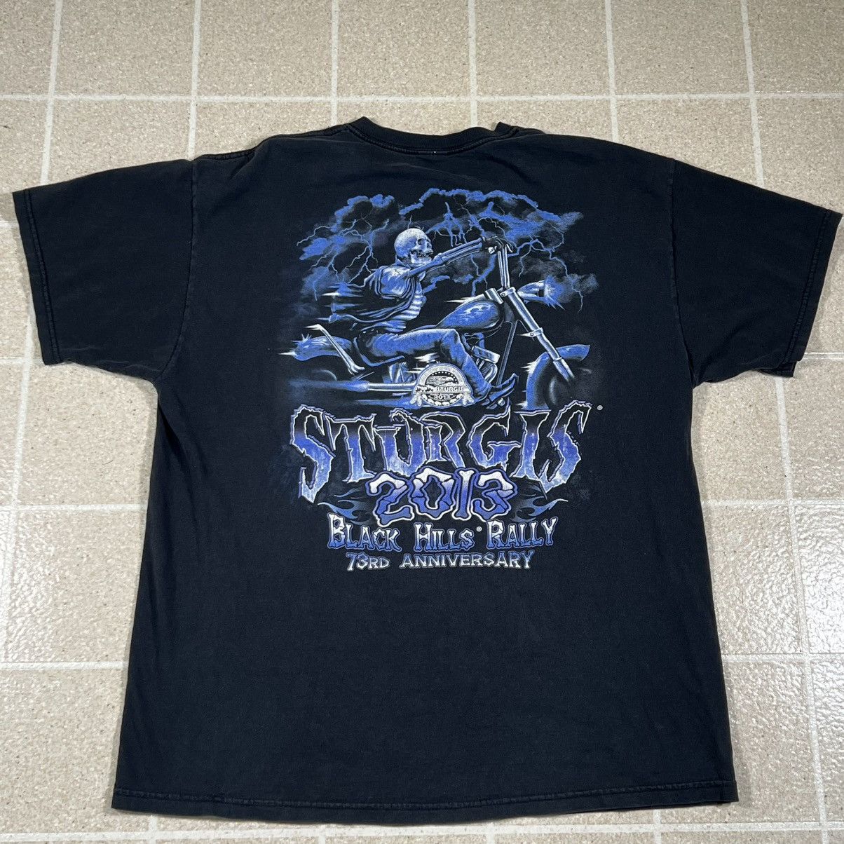 Other Y2K 2013 Sturgis Black Hills Bike Rally Tshirt Motorcycle L Size US L / EU 52-54 / 3 - 1 Thumbnail