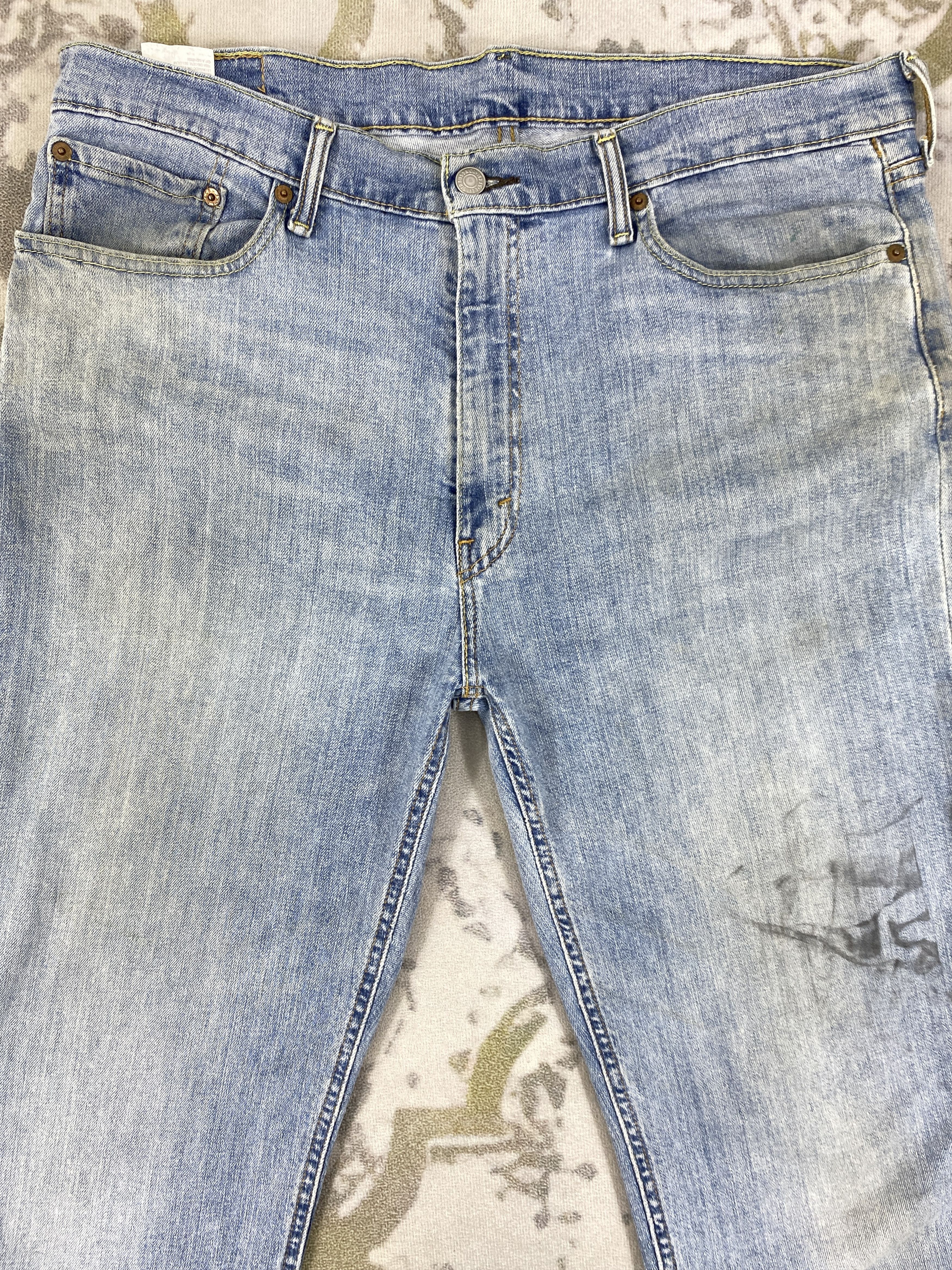 Levi's Light Blue Wash Vintage Levi's 541 37x31 Denim -JN2130 Size US 37 - 3 Thumbnail