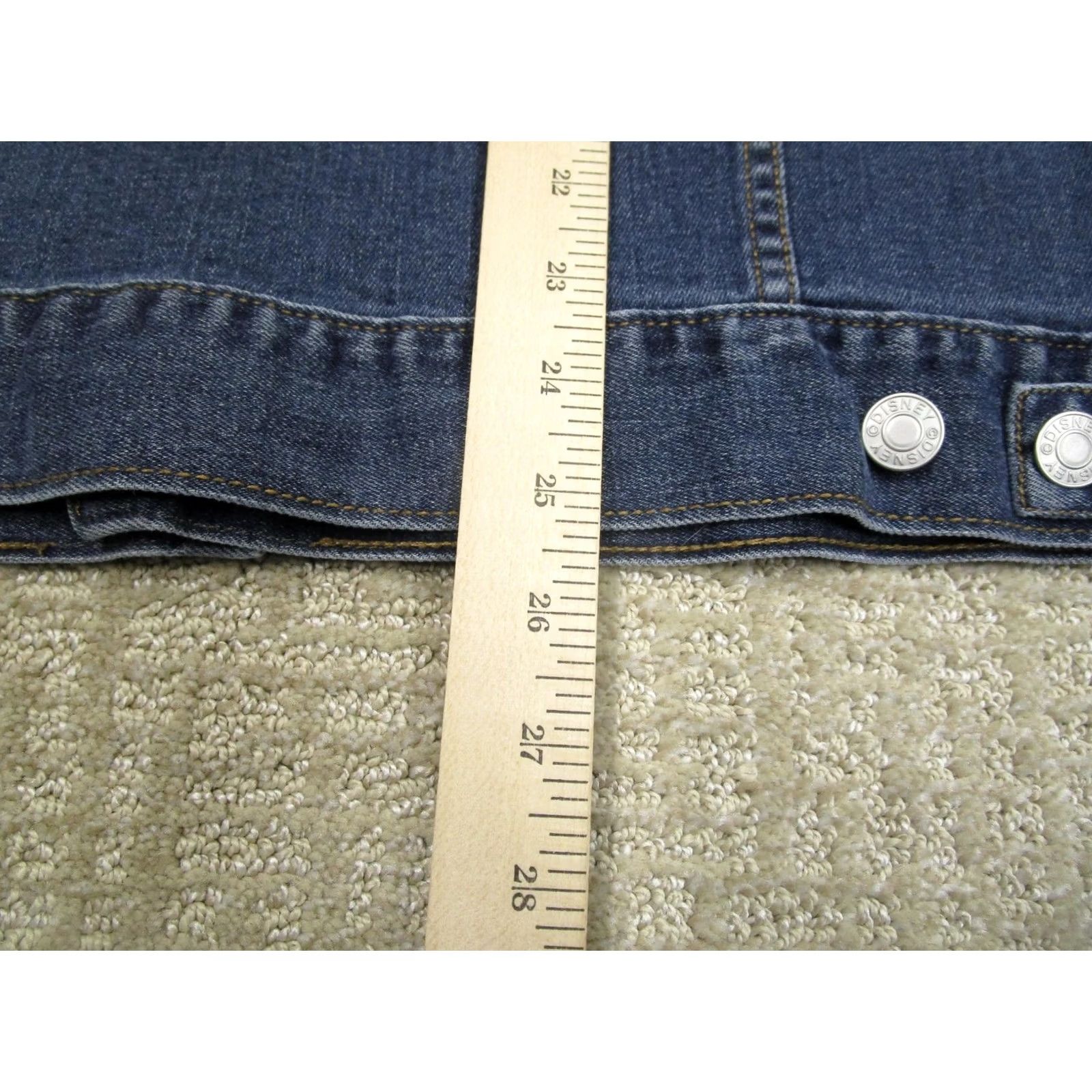 Disney Disney Mickey Mouse Denim Jacket Men XL Blue Walt Disney World Patch Parks Trucker Jacket Size US XL / EU 56 / 4 - 7 Thumbnail