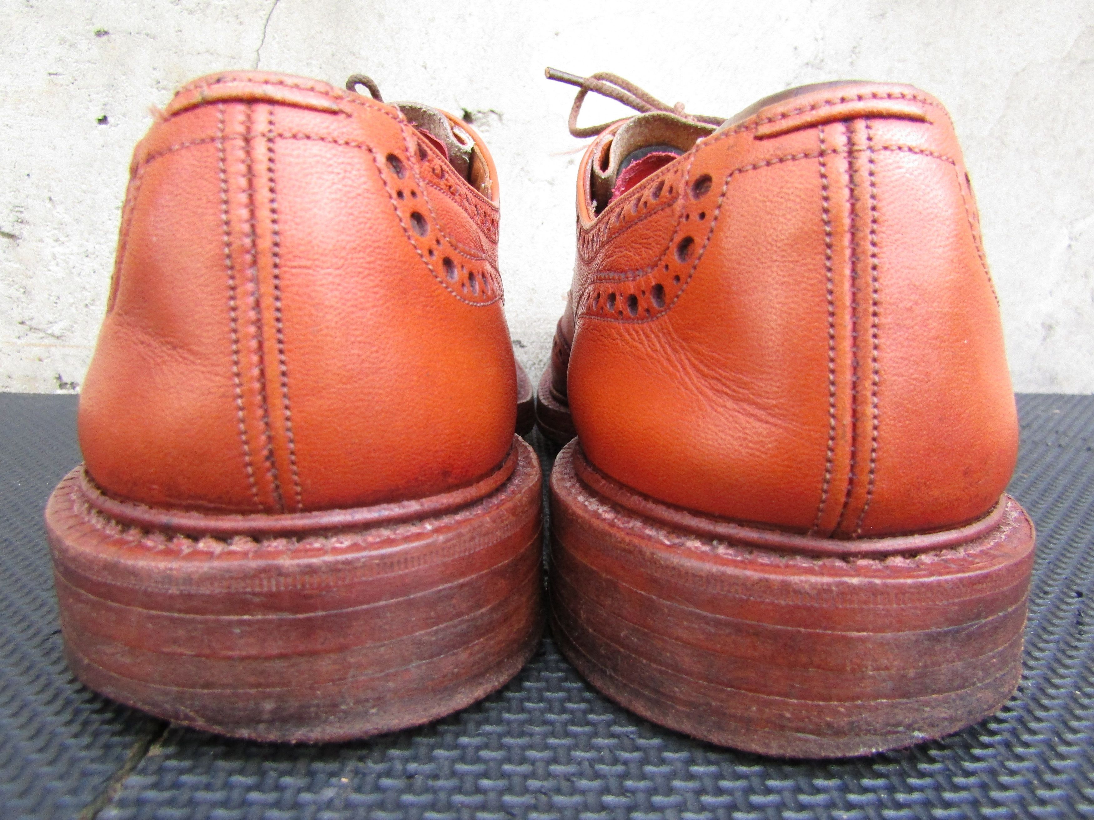 Tricker's Vintage Tricker's Brown Leather Derby Brogue Bench Size US 9 / EU 42 - 7 Thumbnail