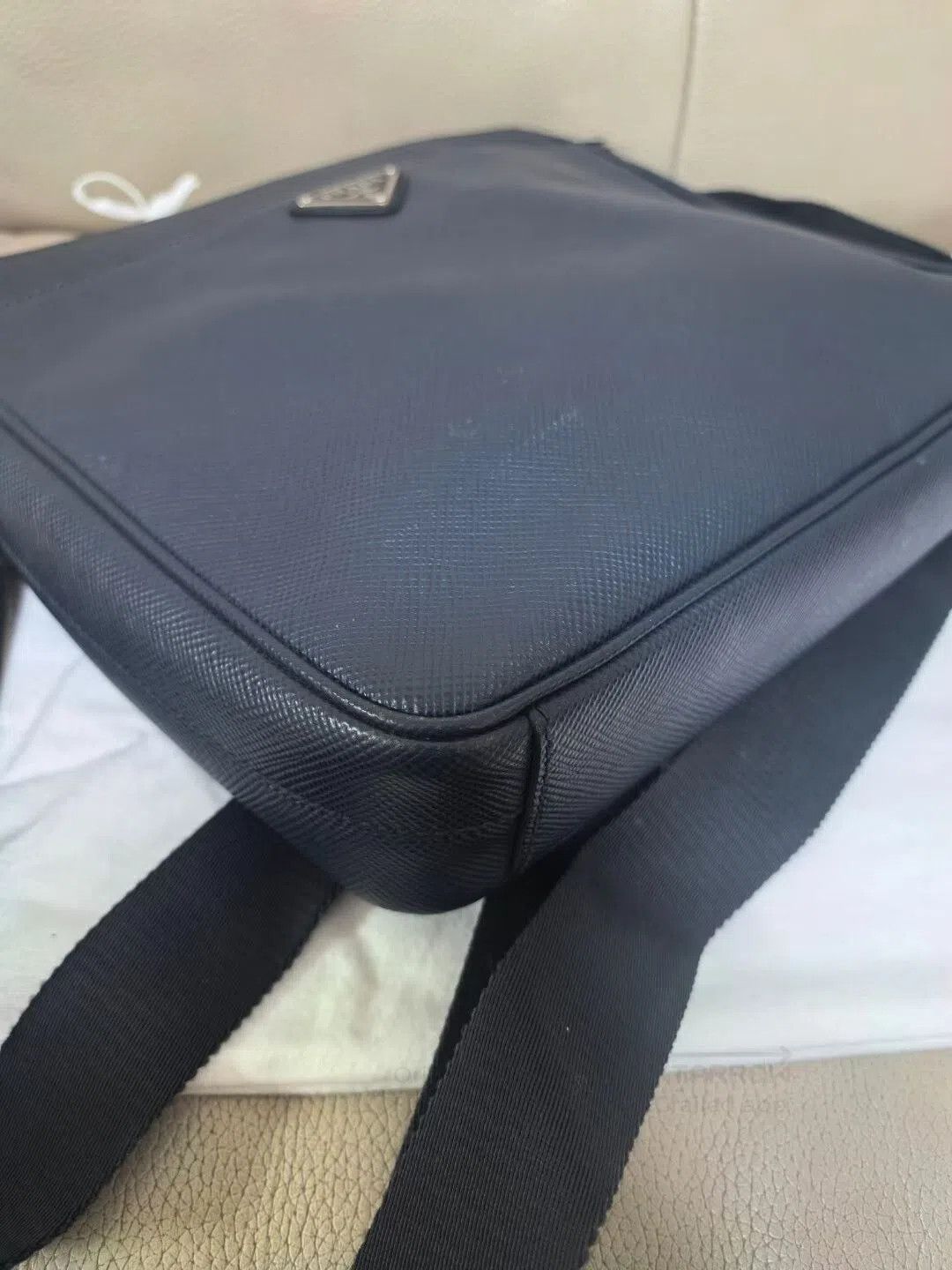 Prada Prada Men's Navy Crossbody Bag. Size ONE SIZE - 4 Thumbnail