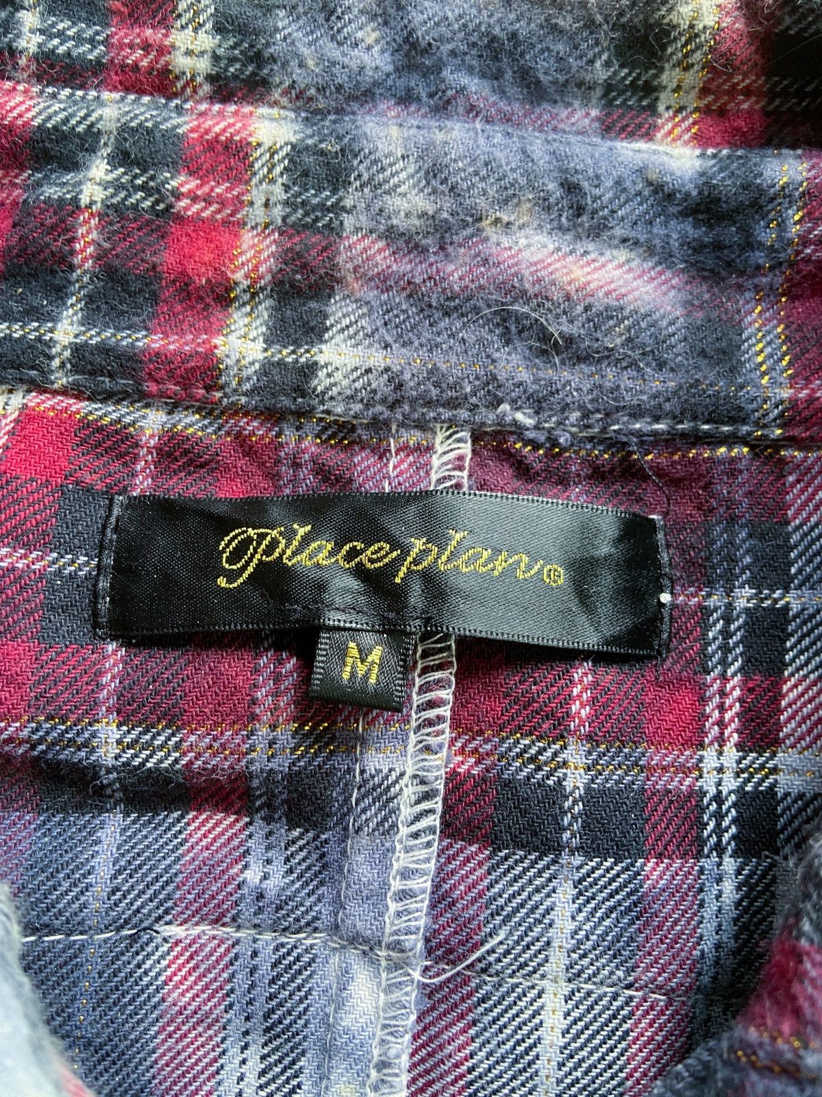 Japanese Brand PLACE PLAN TIE DYE BUTTON DOWN SHIRT COAT STYLE Size US L / EU 52-54 / 3 - 9 Thumbnail