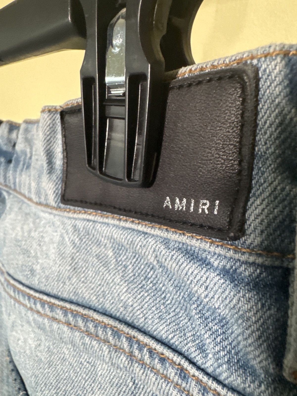 Amiri Amiri Relaxed Blue Patch Denim Size US 32 / EU 48 - 7 Thumbnail