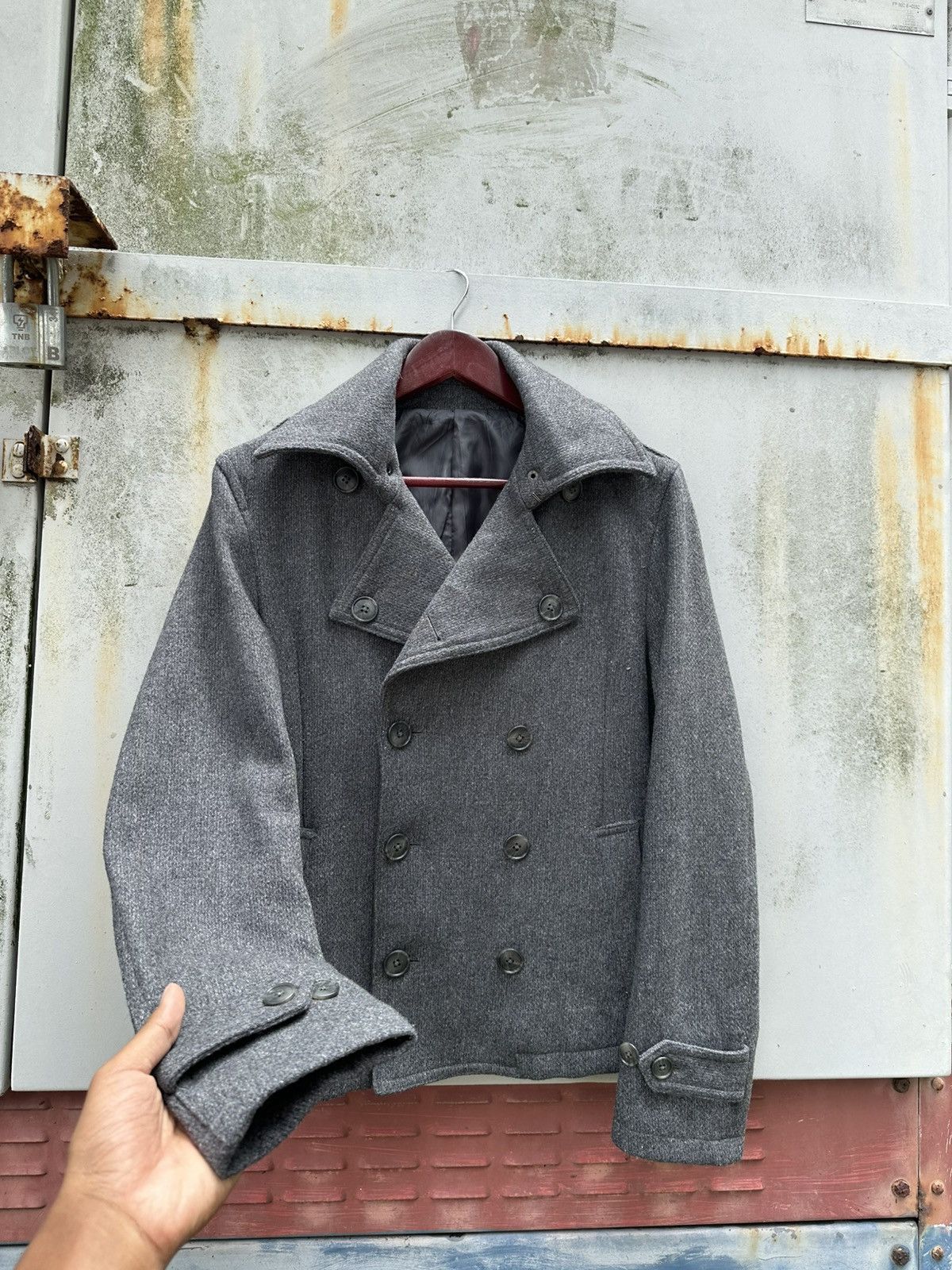 Tornado Mart 👹Tornado Mart Japan Double Breasted Wool Jacket (Woman) Size US S / EU 44-46 / 1 - 5 Thumbnail