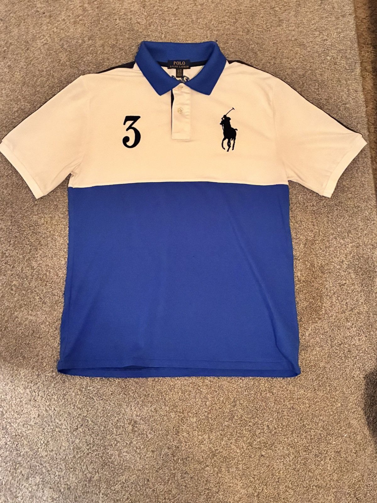 Blue and white Ralph Lauren Polo T-shirt
