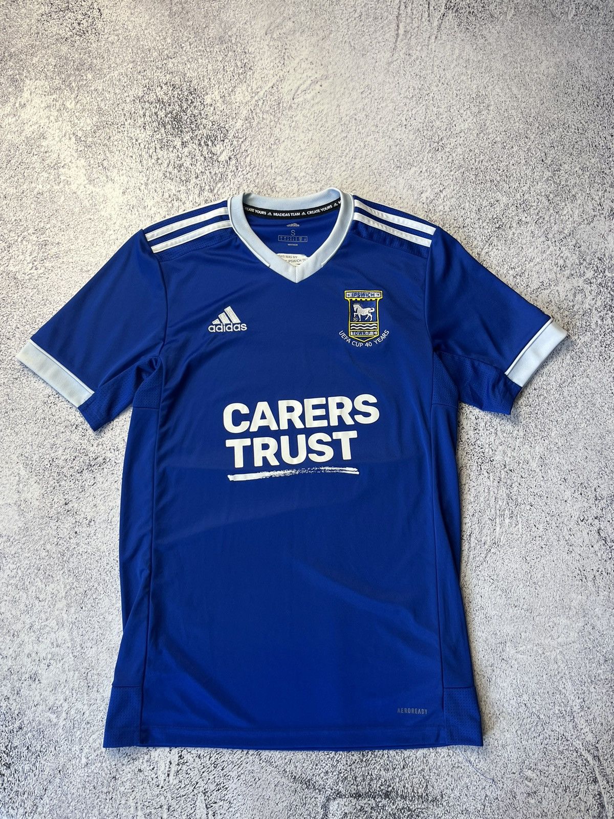 Adidas original IPSWICH TOWN 2020/21 Home Football Shirt Adidas Size US S / EU 44-46 / 1 - 3 Thumbnail
