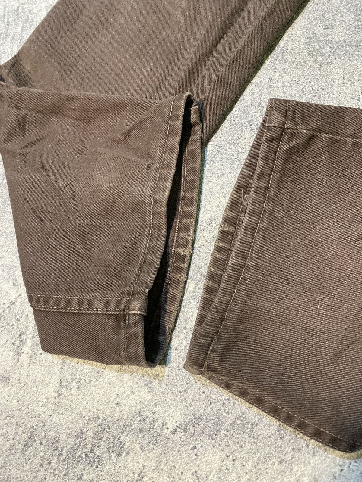Levi's × Levi's Vintage Clothing × Vintage Vintage jeans levis 535 dark brown Size US 27 - 8 Thumbnail