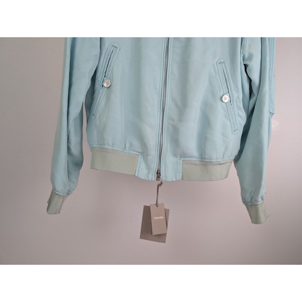 Tom Ford o1rshd1 Bomber Jacket in Blue Size US L / EU 52-54 / 3 - 4 Thumbnail