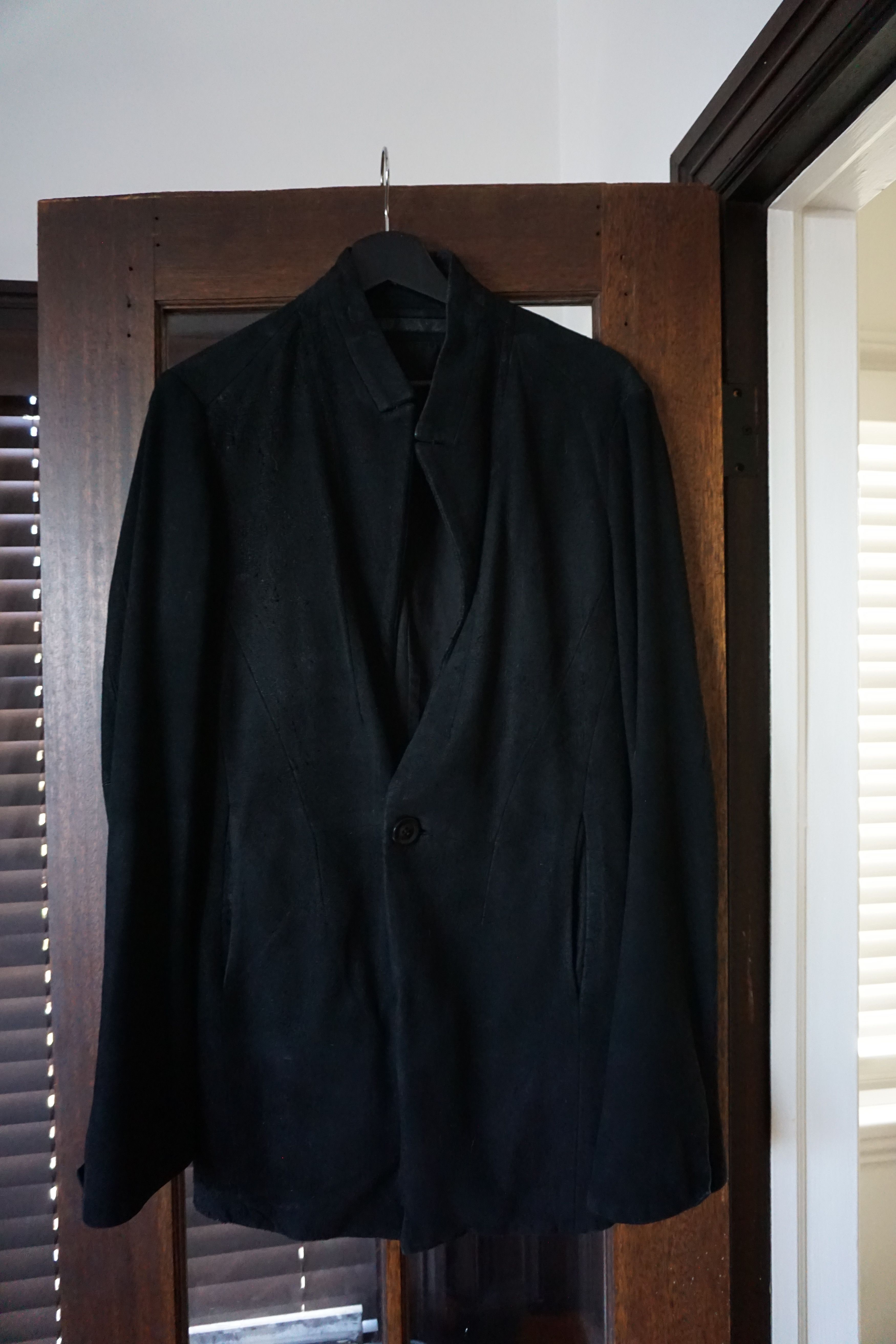 REVERSED LAMB BLAZER