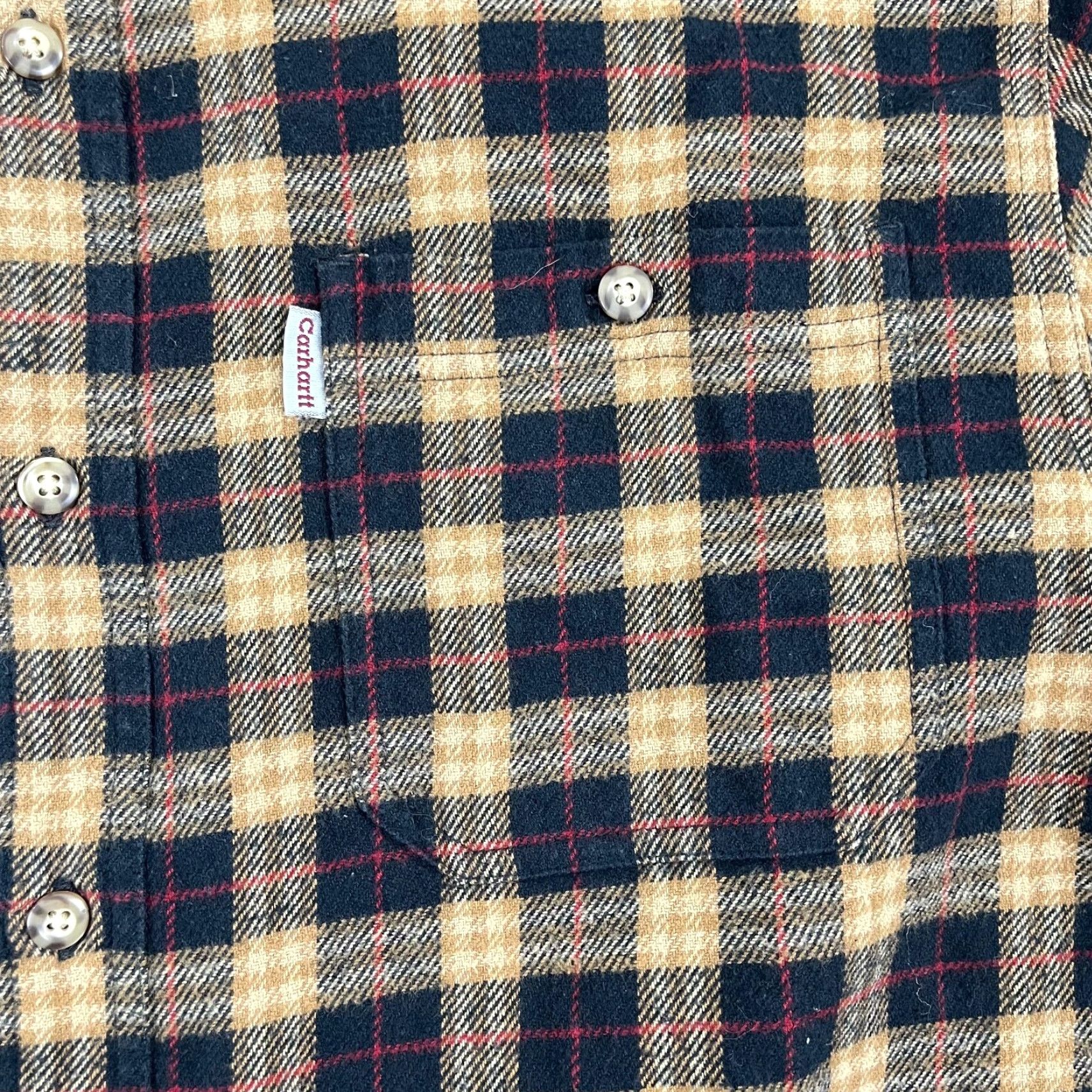 Carhartt Carhartt Shirt Men Large Multicolor Plaid Flannel Button-Up L/S Workwear Mens Size US L / EU 52-54 / 3 - 3 Thumbnail