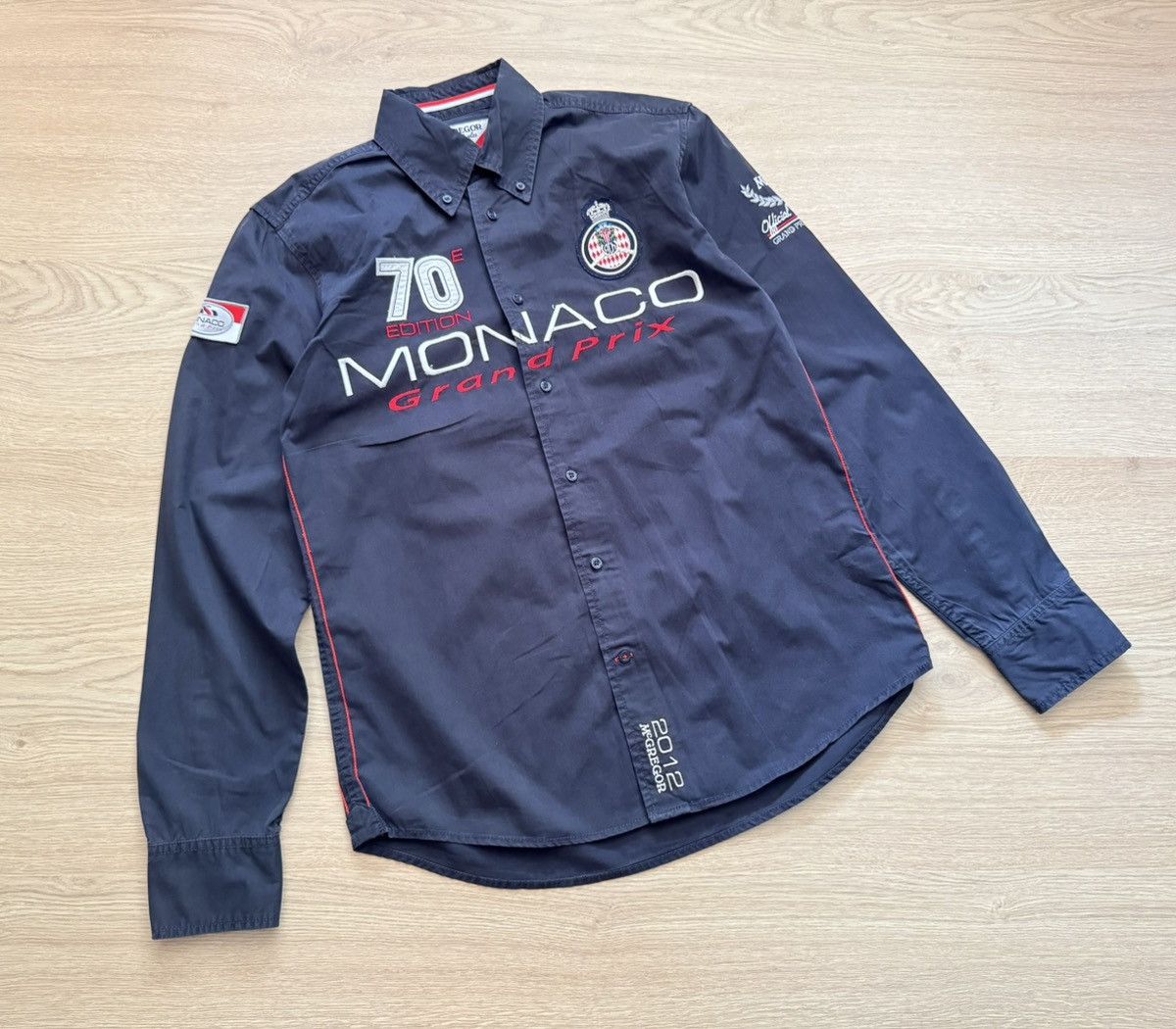 Club Monaco Vintage Monaco GP 2012 Formula 1 Racing Moto y2k Shirt Size US M / EU 48-50 / 2 - 1 Thumbnail