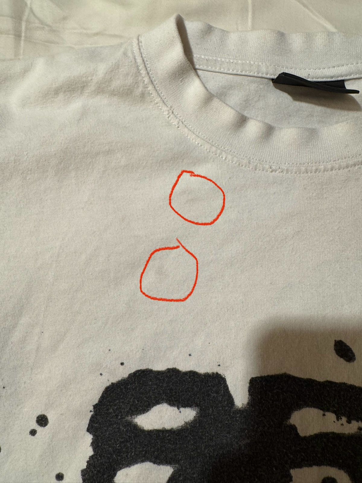 Balenciaga Graphic Paint Splatter Tee Size US XS / EU 42 / 0 - 7 Thumbnail
