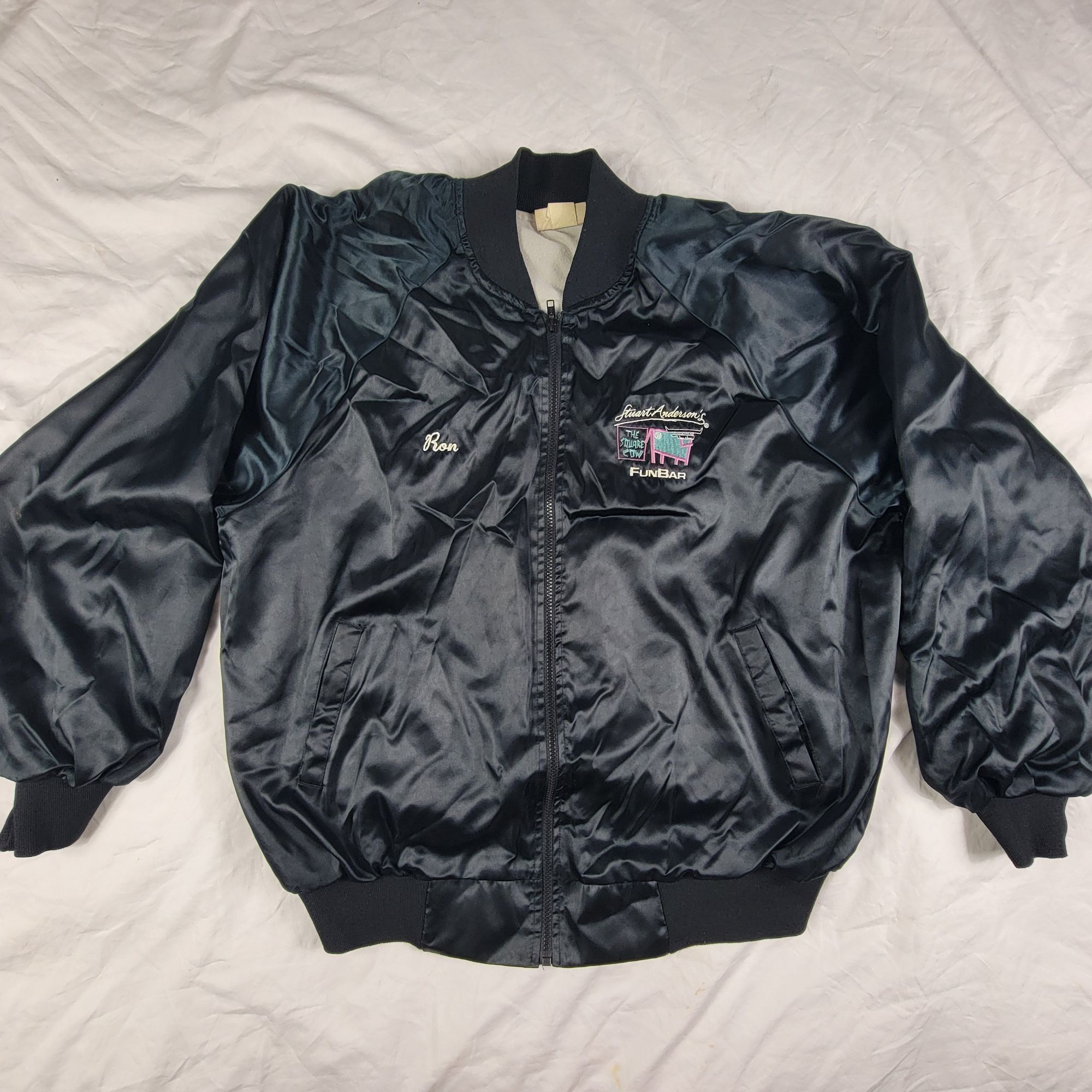 Other × Vintage Vintage Hartwell Mens 2XL Black Jacket Stuart Andersons The Size US XXL / EU 58 / 5 - 1 Thumbnail