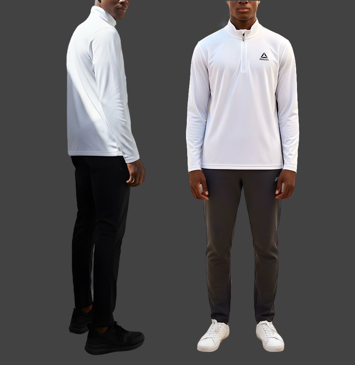 Reebok Reebok Men’s White Trail Long Sleeve Active Sweatshirt Sz L Size US L / EU 52-54 / 3 - 2 Thumbnail