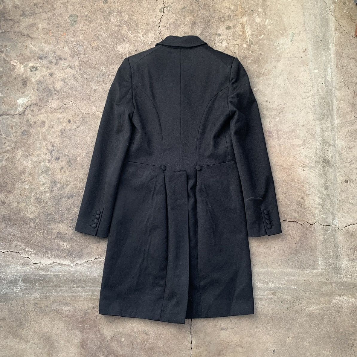 Allsaints Womens all saints Spitalfields long coat black Size M / US 6-8 / IT 42-44 - 10 Thumbnail