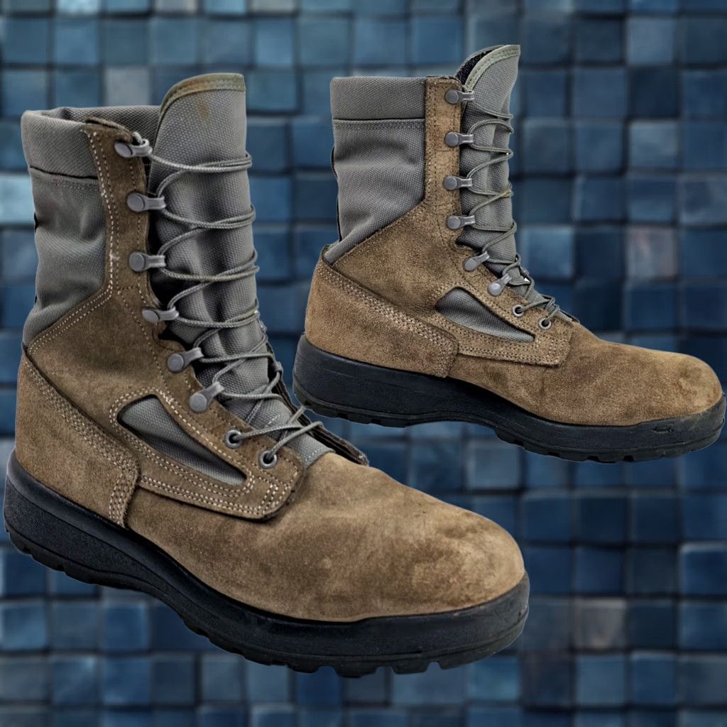 Vintage Belleville AFTW Military Combat Boots Gore-Tex Tactical Vibram Sole Men’s 13R Boots Size US 13 / EU 46 - 1 Thumbnail